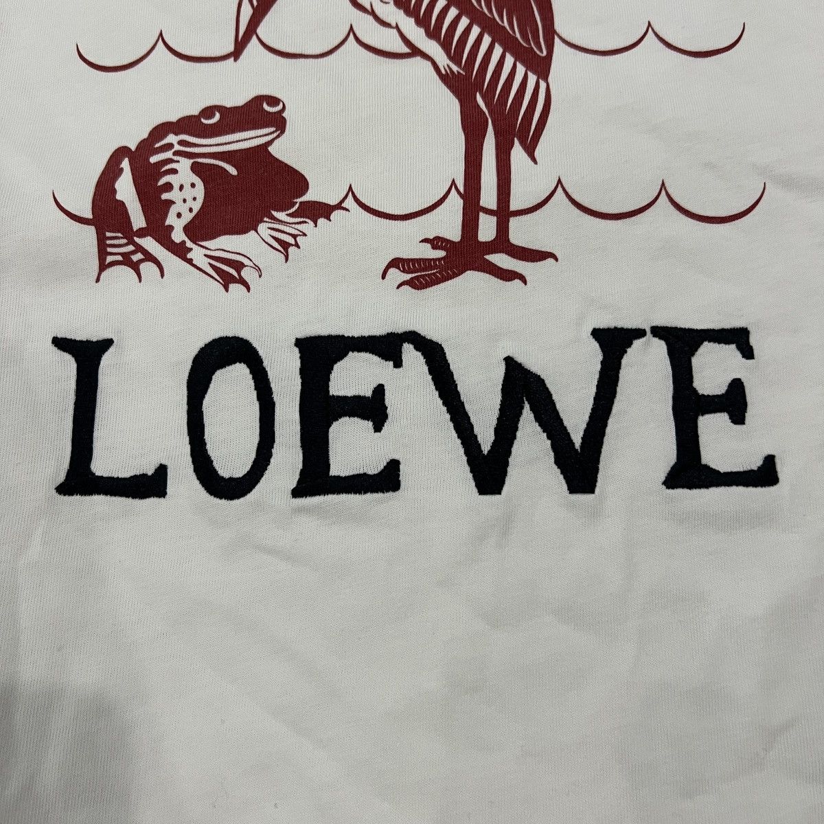 Loewe Loewe Frog & Bird Embroidered Back Logo T-Shirt Size US XL / EU 56 / 4 - 10 Thumbnail