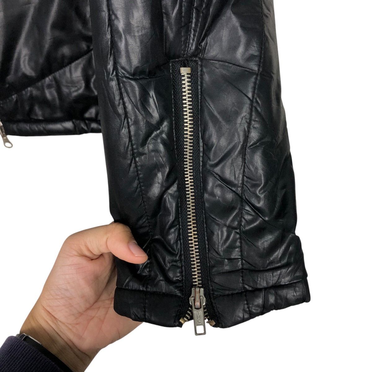 Japanese Brand 📌Vintage Light Puffer Jacket Spinash Mink Fur Hoodie Size US L / EU 52-54 / 3 - 16 Thumbnail