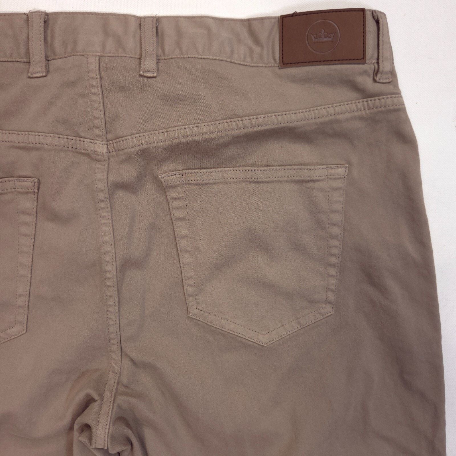 Peter Millar Peter Millar 5-Pocket Pants Mens 35x31 Beige Khaki Chinos Size US 35 - 9 Thumbnail