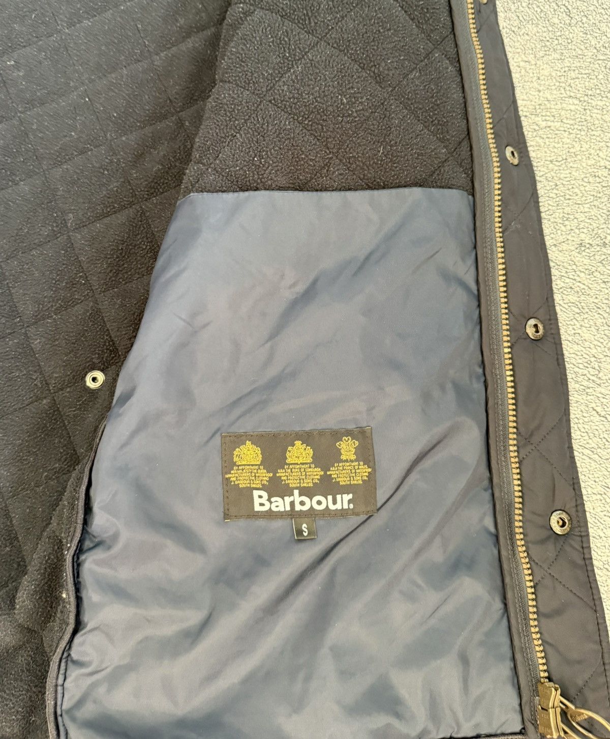 Barbour Barbour Powell Quilted Jacket Men S Black Brown Trim Classic Size US S / EU 44-46 / 1 - 6 Thumbnail