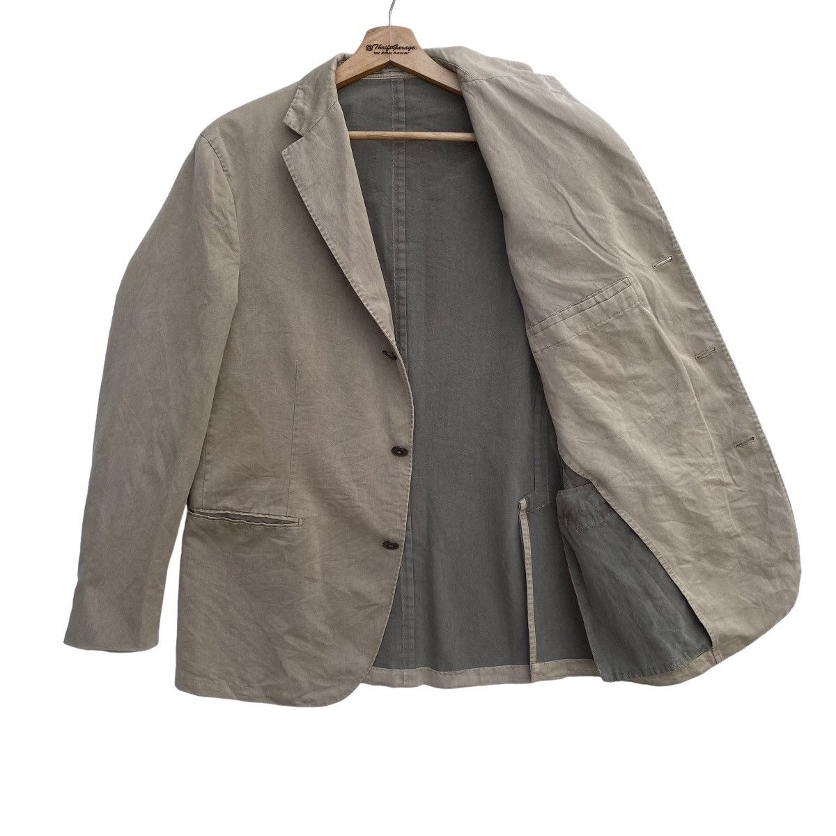 Boglioli × Brunello Cucinelli × Loro Piana 🔥BOGLIOLI Formal Blazer/Coat Jacket Luxury Designer Sz52 Size 52R - 7 Thumbnail