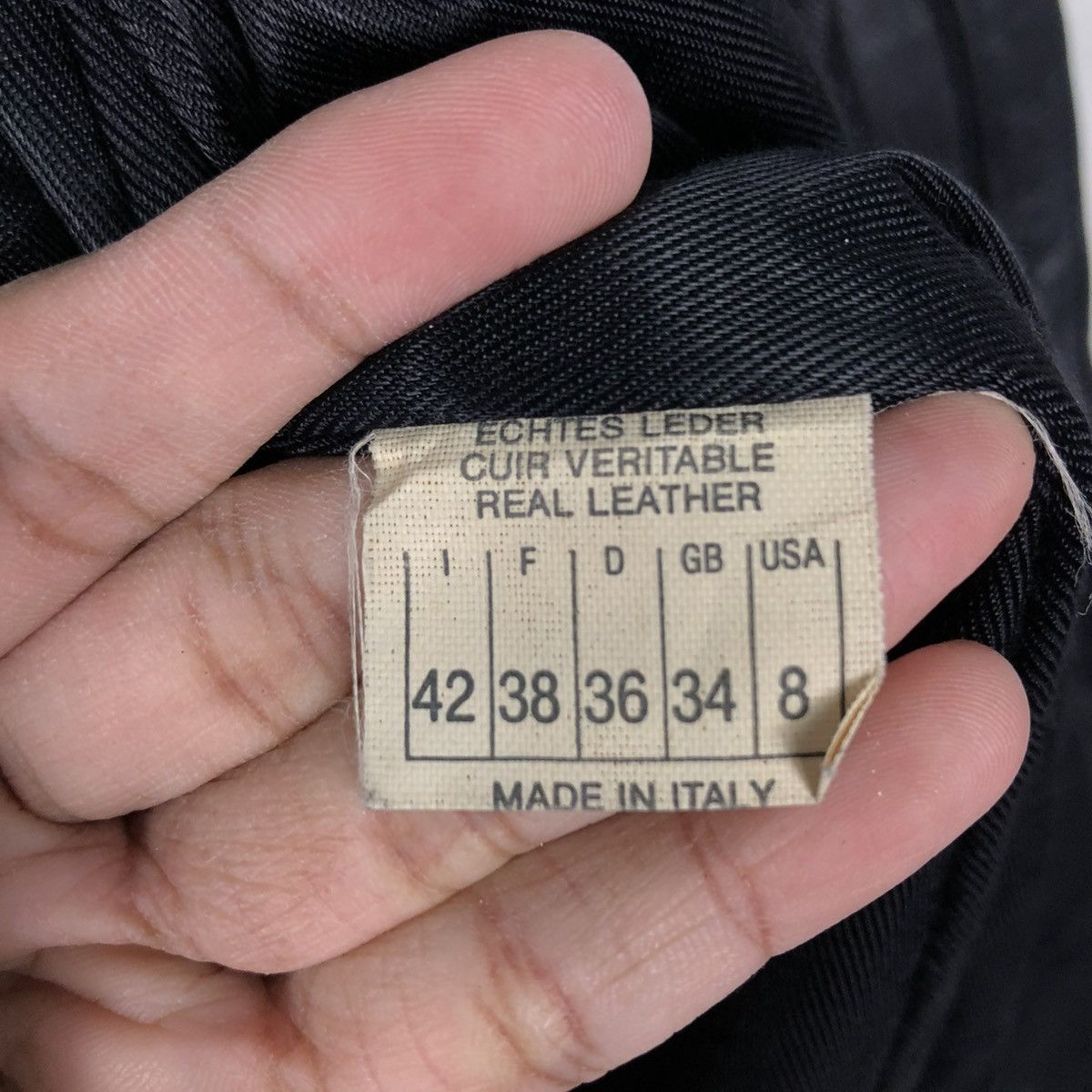 Japanese Brand 🔥VINTAGE GENUINE LEATHER JACKET DOUBLE BREAST OJATTI ITALY Size US M / EU 48-50 / 2 - 20 Thumbnail