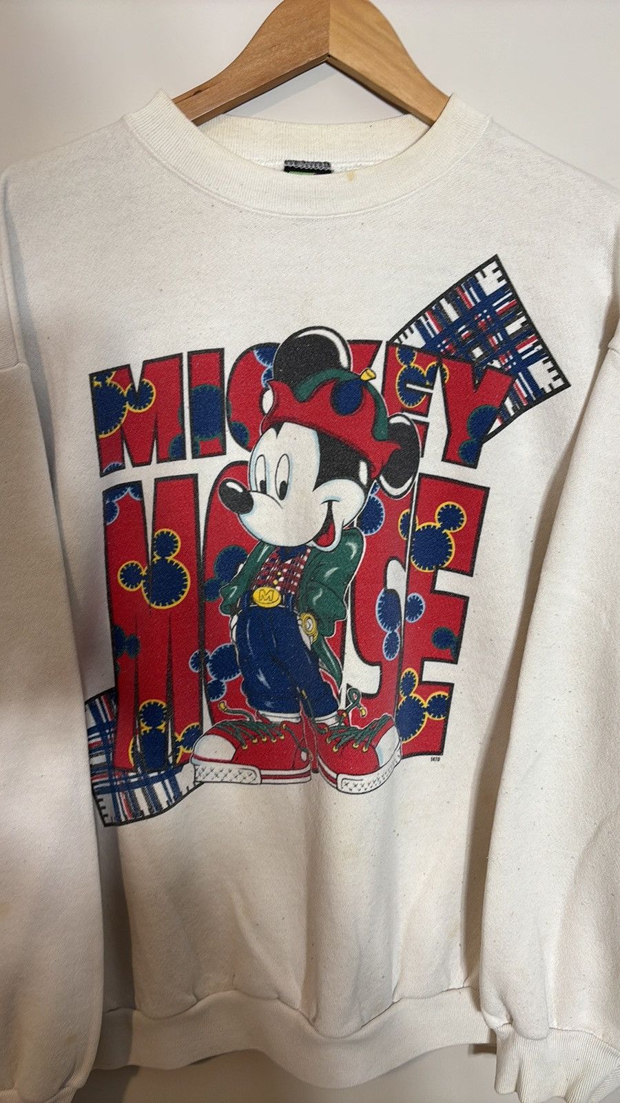 Disney × Vintage Vintage Disney Mickey Mouse Crewneck Size US XL / EU 56 / 4 - 3 Thumbnail