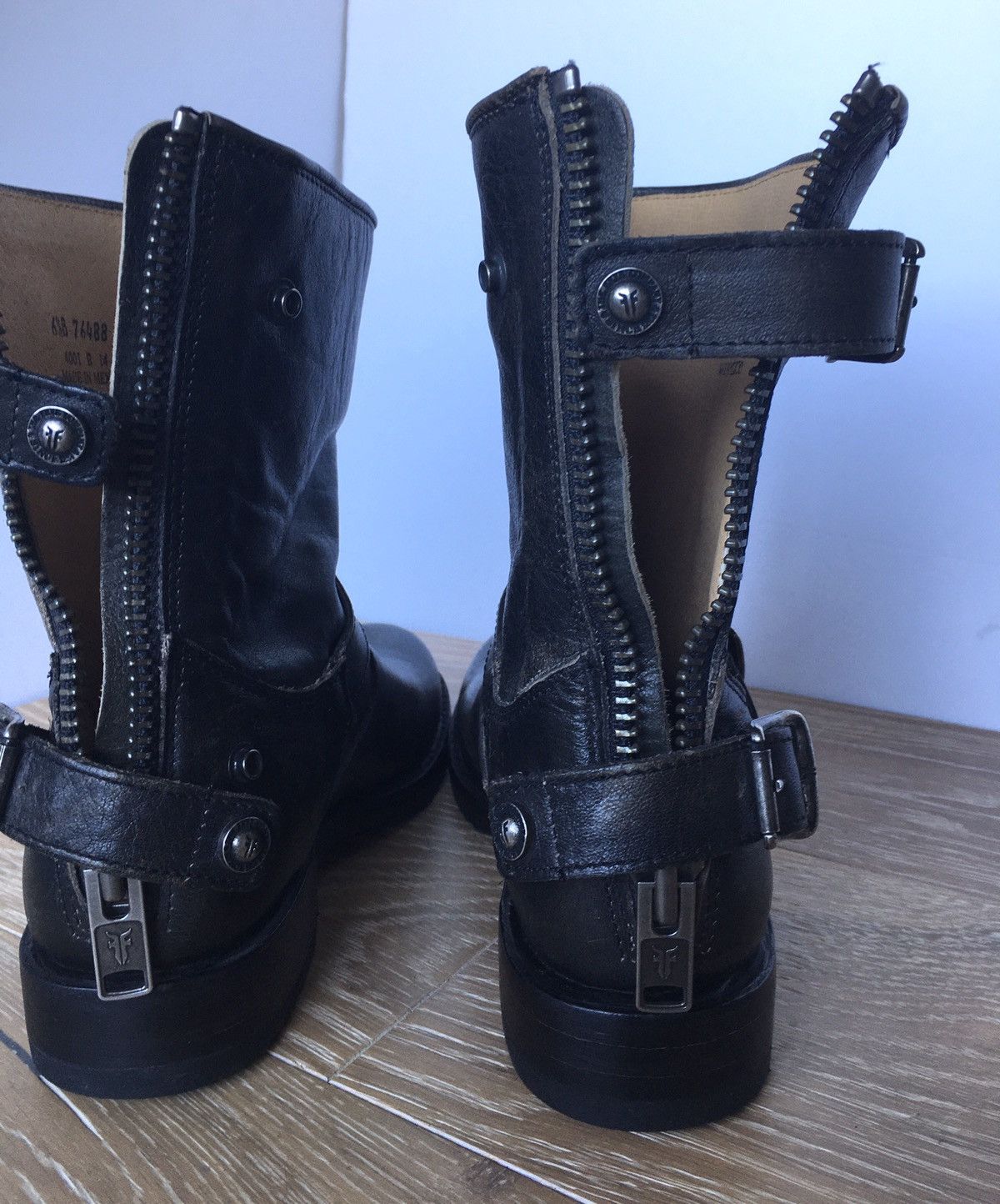 frye veronica back zip tall boots