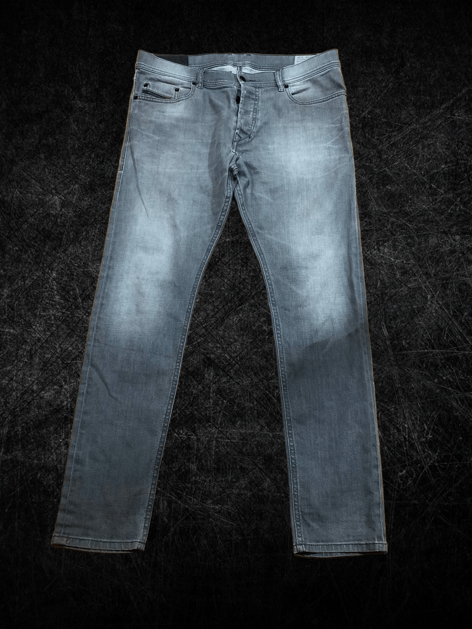 Diesel DIESEL TEPPHAR Wash Stretch SLIM-CARROT Distressed Jeans Size US 34 / EU 50 - 1 Thumbnail