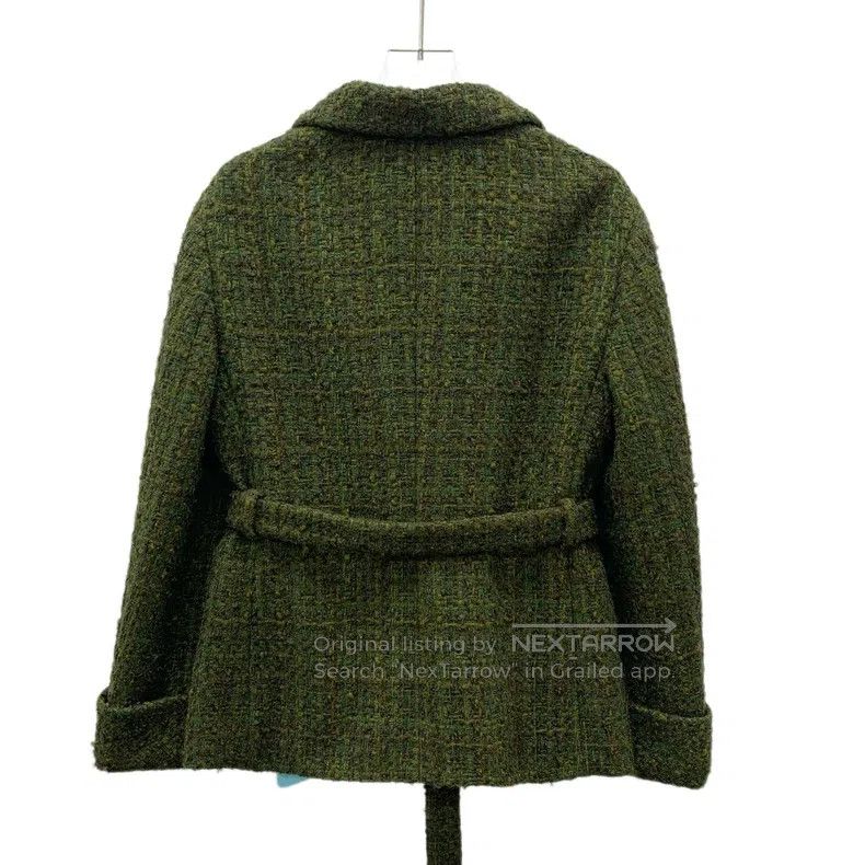 Gucci Gucci 22 dark green wool lapel single-breasted long-sleeve Size XS / US 0-2 / IT 36-38 - 2 Thumbnail