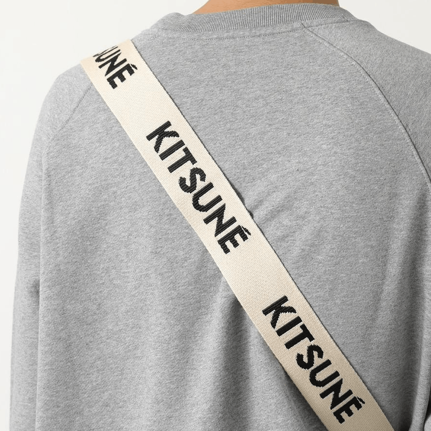 Maison Kitsune CONTOUR FOX E/W TOTE BAG Size ONE SIZE - 4 Thumbnail