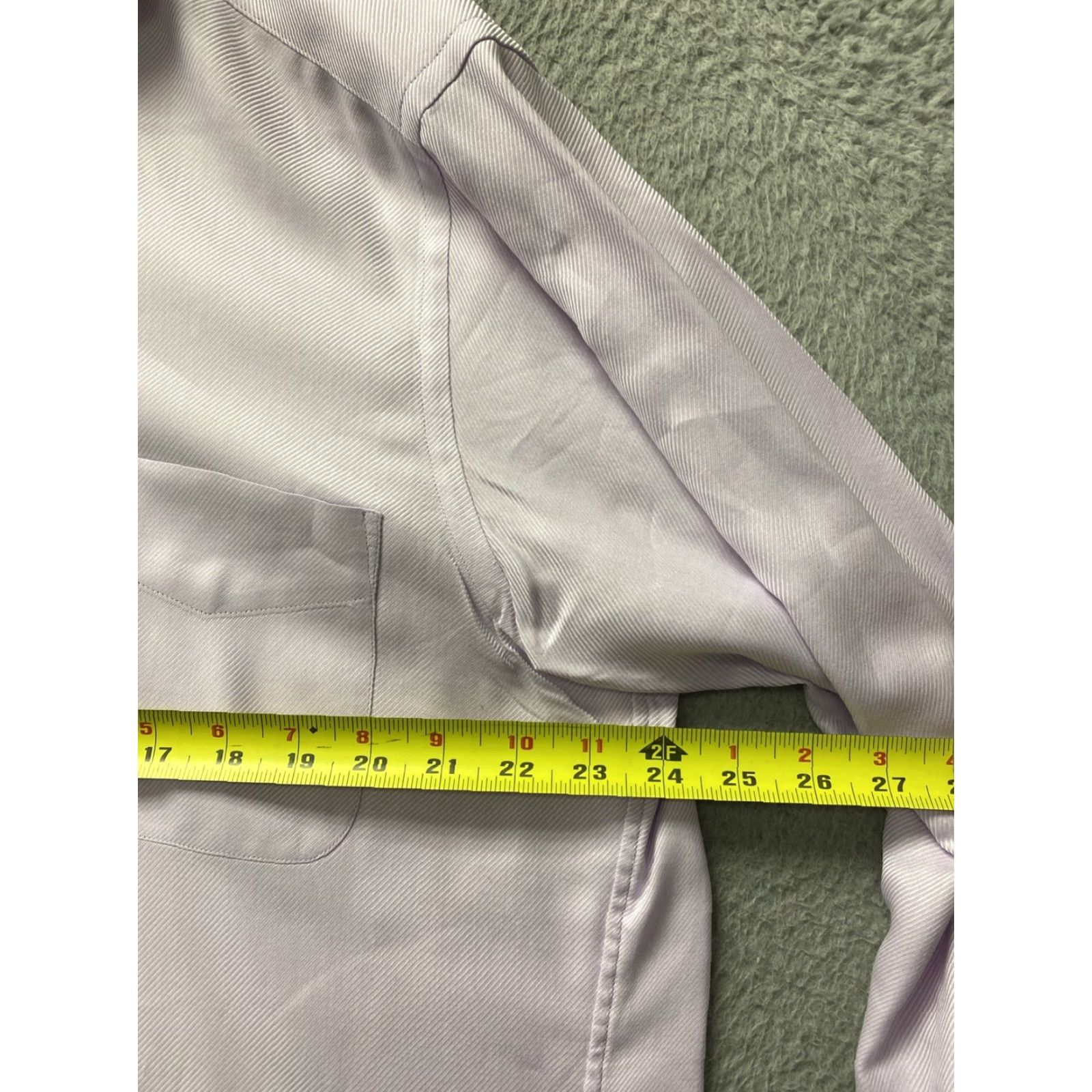 Faconnable Faconnable Button Shirt Men’s 4 16R Lavender Cotton / 158-33 Size XXL / US 16-18 / IT 52-54 - 6 Thumbnail
