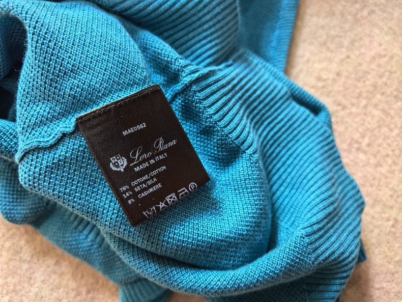 Loro Piana LORO PIANA Peach-colored sweater Size US L / EU 52-54 / 3 - 4 Thumbnail