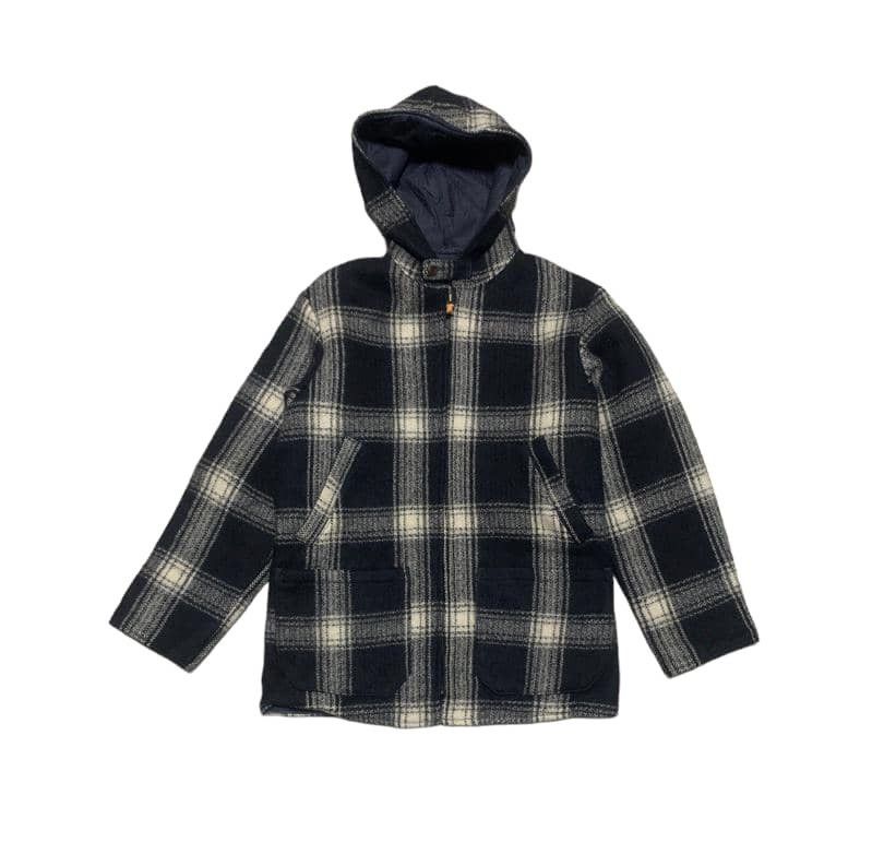 45rpm Vintage 45rpm Plaid Wool Jacket Hoodie Size US S / EU 44-46 / 1 - 1 Thumbnail
