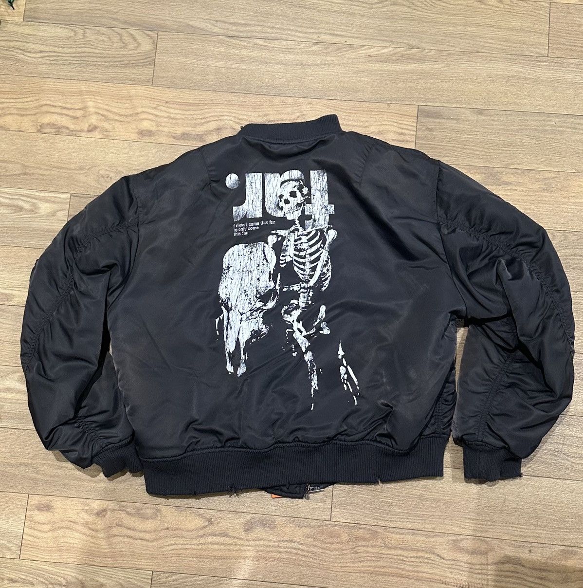 Other Far Archive Vintage washed bomber jacket Size US M / EU 48-50 / 2 - 2 Thumbnail