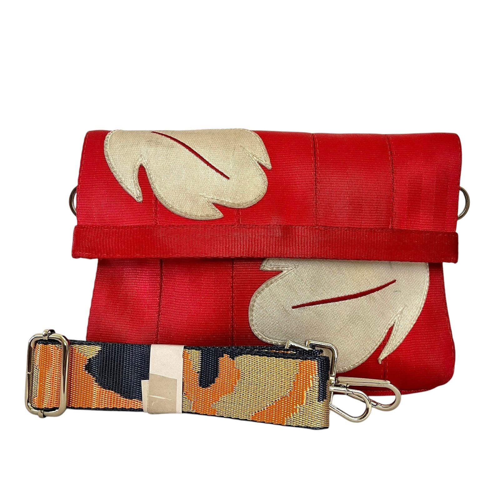 Disney Harveys x Disney Lilo Leaves Red Seatbelt Foldover Clutch Size ONE SIZE - 1 Thumbnail