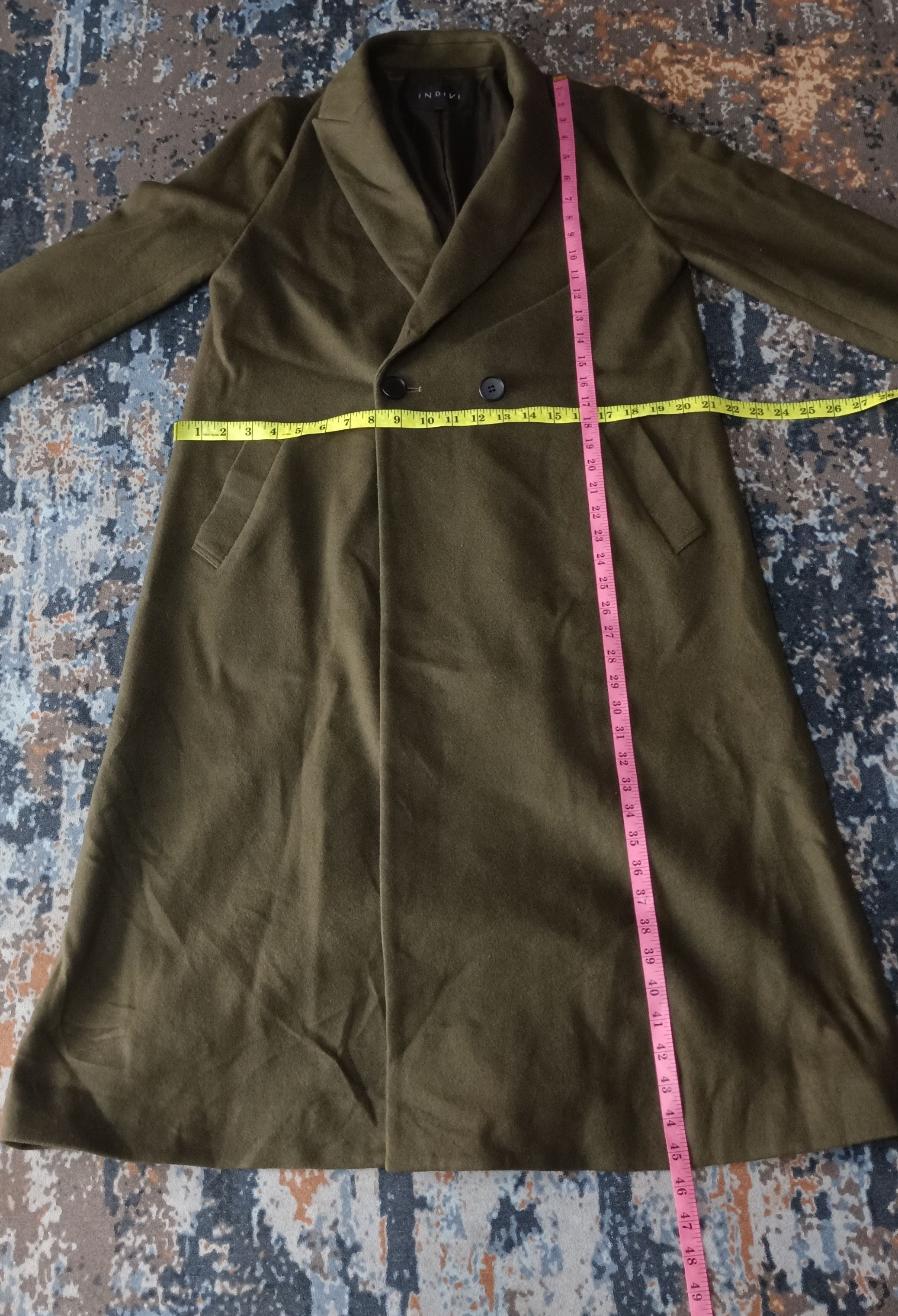 Japanese Brand Vintage💥 INDIVI Double Breasted Coat Size US L / EU 52-54 / 3 - 13 Thumbnail