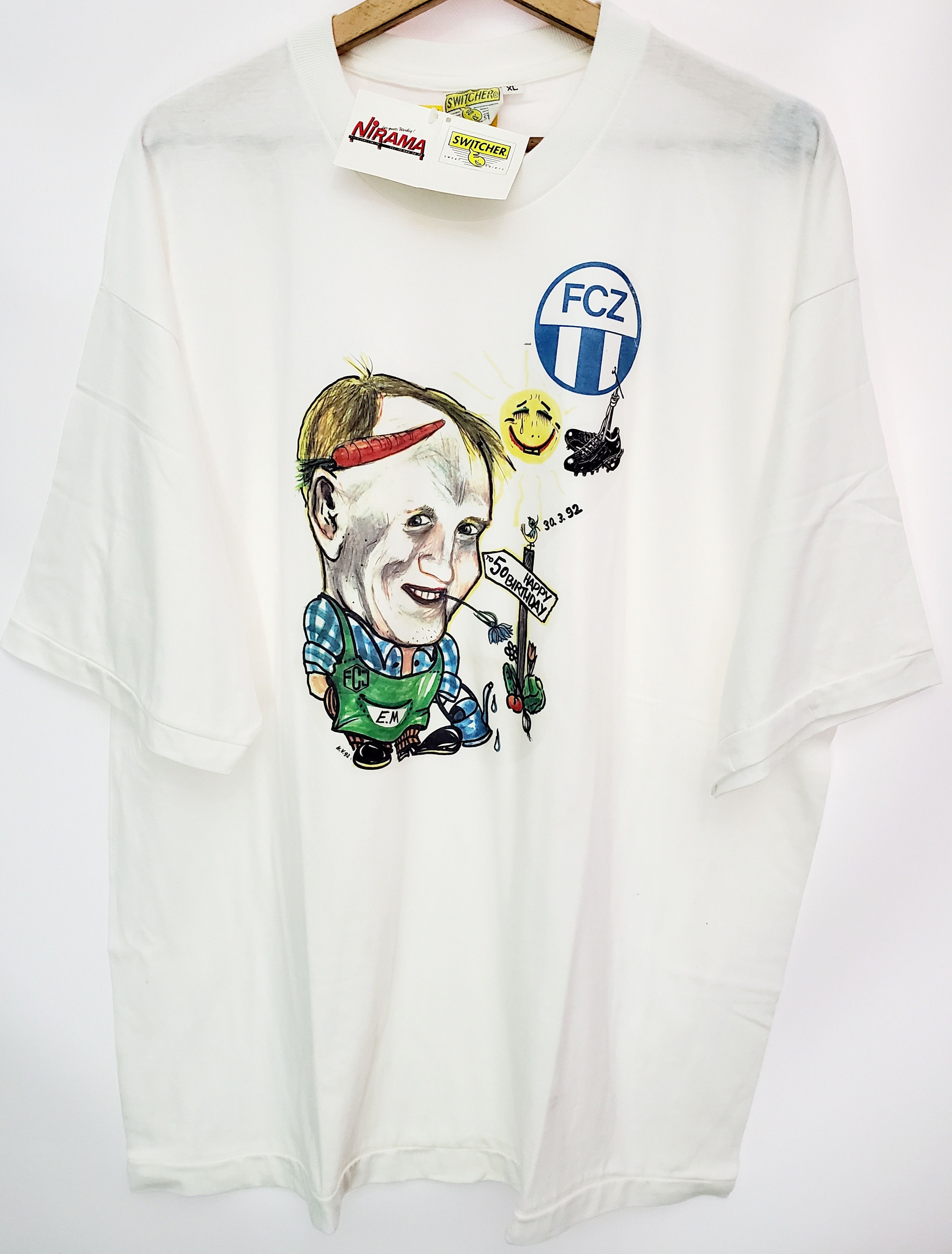 Vintage Vintage Zurich to 50 happy birthday Soccer Shirt size Xl Size US XL / EU 56 / 4 - 1 Thumbnail