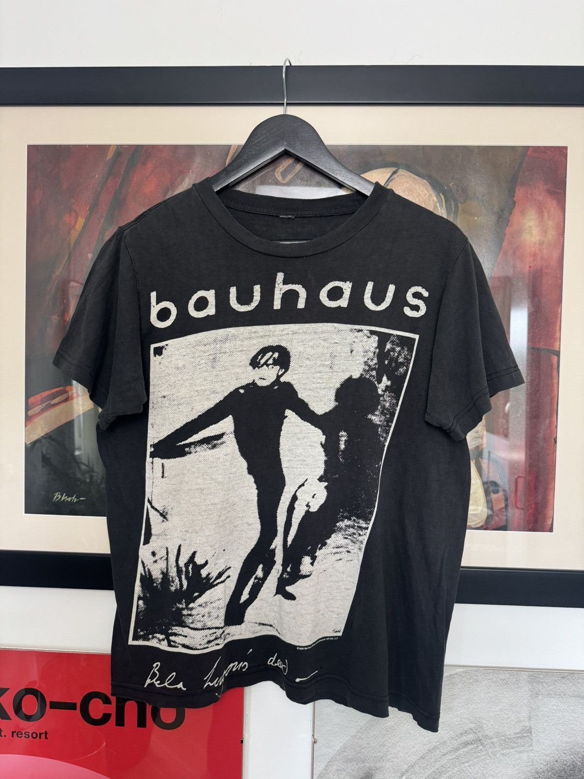 Band Tees Vintage Bauhaus Bela Lugosi Is Dead Band Tee Distressed Y2k Size US M / EU 48-50 / 2 - 1 Thumbnail