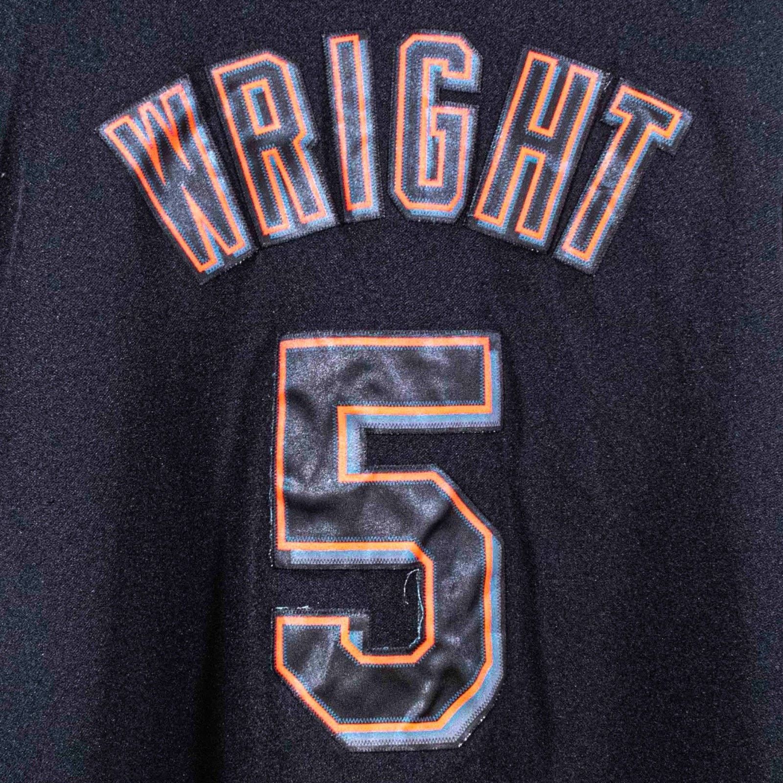 Majestic New York Mets David Wright #5 Majestic Black Alt Jersey Sz M Size US M / EU 48-50 / 2 - 11 Thumbnail