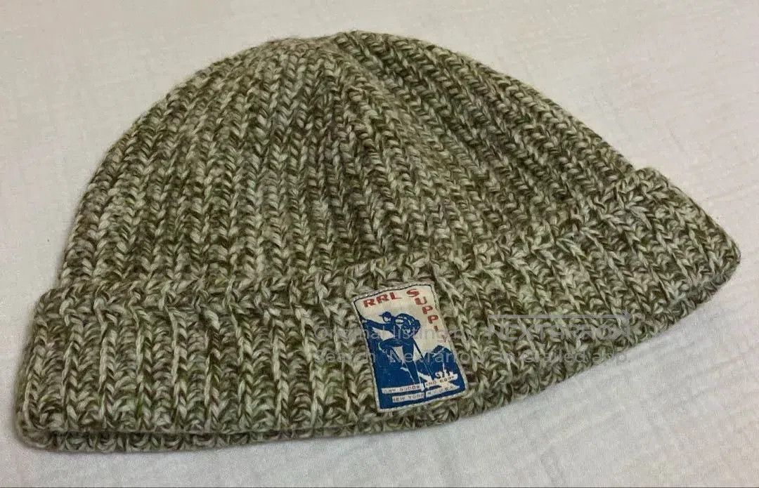 RRL Ralph Lauren RRL Double RL Wool Knit Beanie. Size ONE SIZE - 4 Thumbnail
