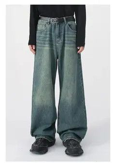 Japanese Brand Haruno x Itou Vintage loose straight washed distressed jeans Size US 34 / EU 50 - 6 Thumbnail