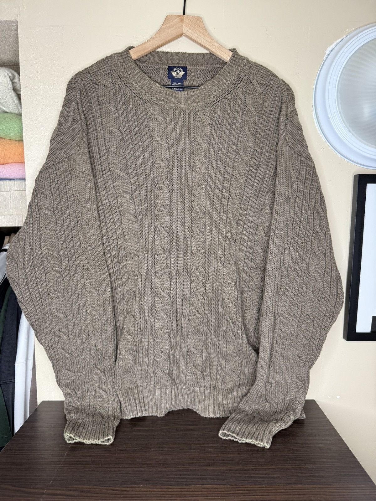 Dockers × Vintage Dockers Vintage Cable knit sweater Size US XXL / EU 58 / 5 - 1 Thumbnail