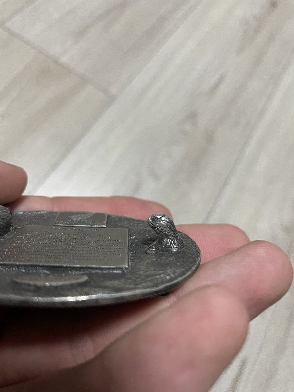 Honda Vintage 90s Honda Shadow 1100 Motorcycle Belt Buckle Moto Size ONE SIZE - 11 Thumbnail