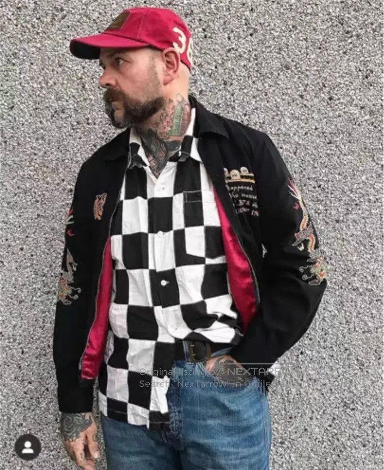 RRL Ralph Lauren RRL Ralph Lauren Old style black and white checkered shirt Size US S / EU 44-46 / 1 - 1 Thumbnail