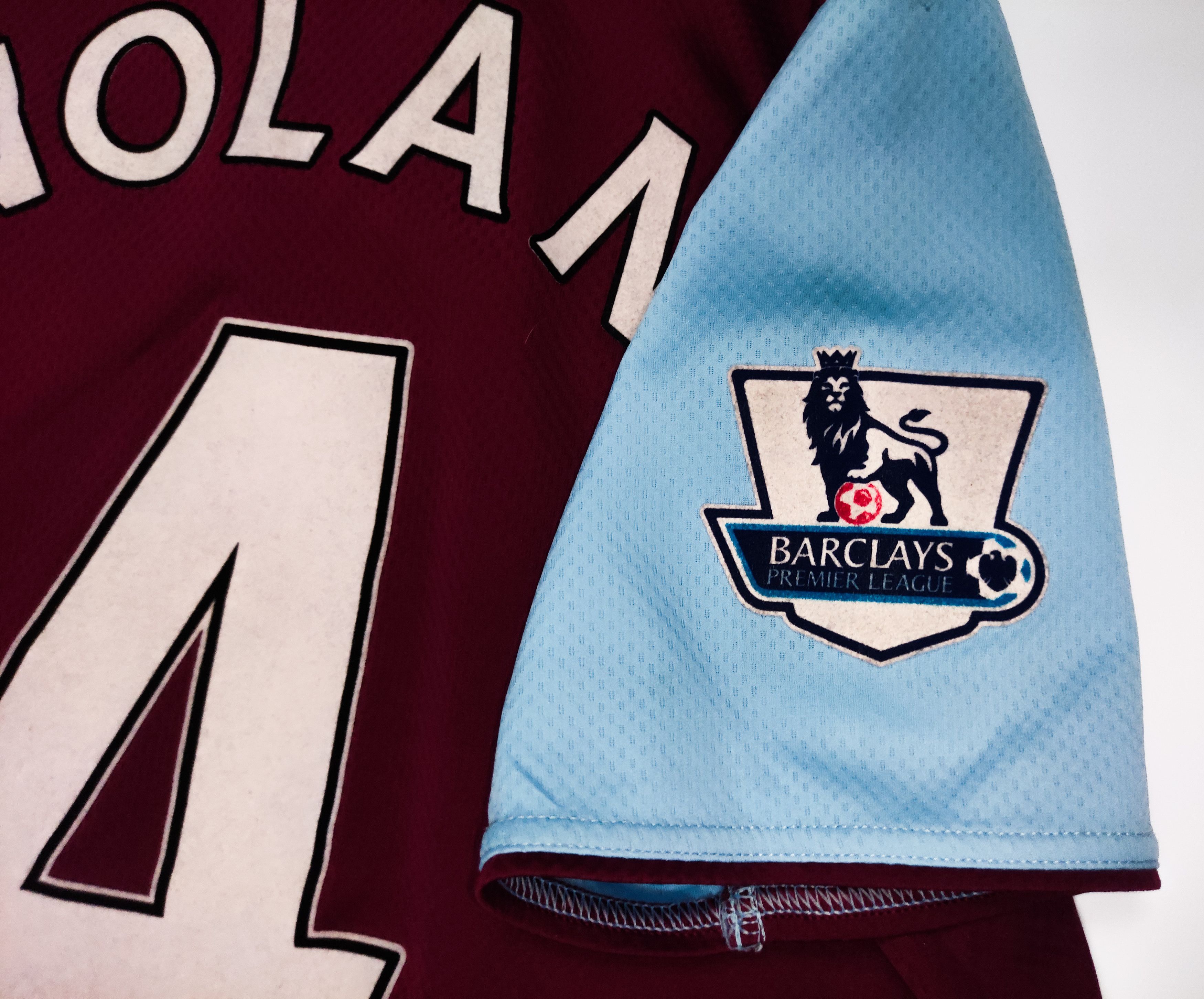 Macron Nolan #4 West Ham United 2012 2013 Macron Home Shirt Kit Size US XXS / EU 40 - 10 Thumbnail
