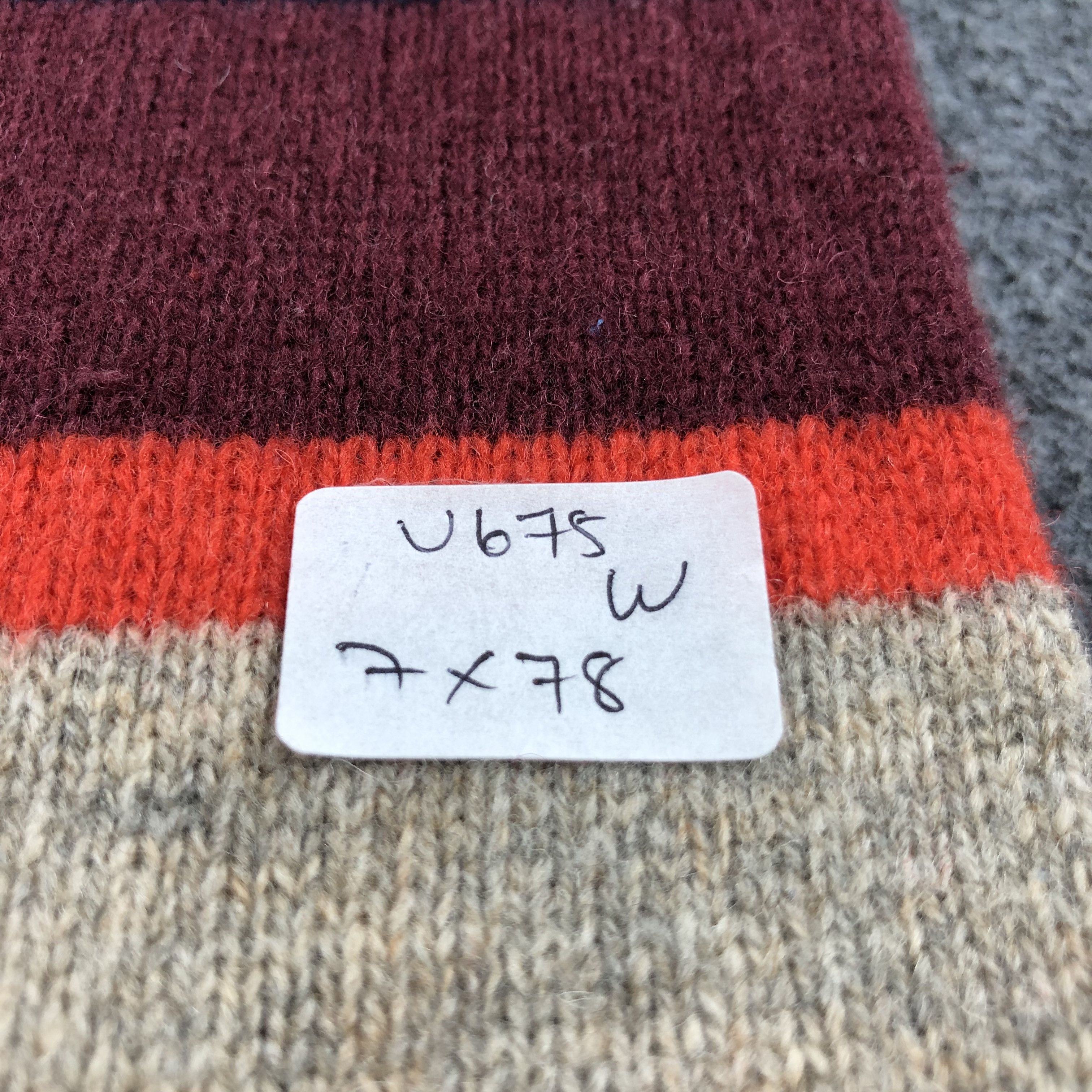 Gap GAP Striped Wool Scarf Muffler V675 Size ONE SIZE - 7 Thumbnail
