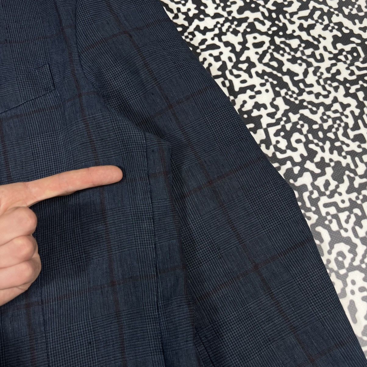 Boglioli BOGLIOLI K Jacket Linen Checked Blazer Luxury Casual Style Size 40R - 10 Thumbnail