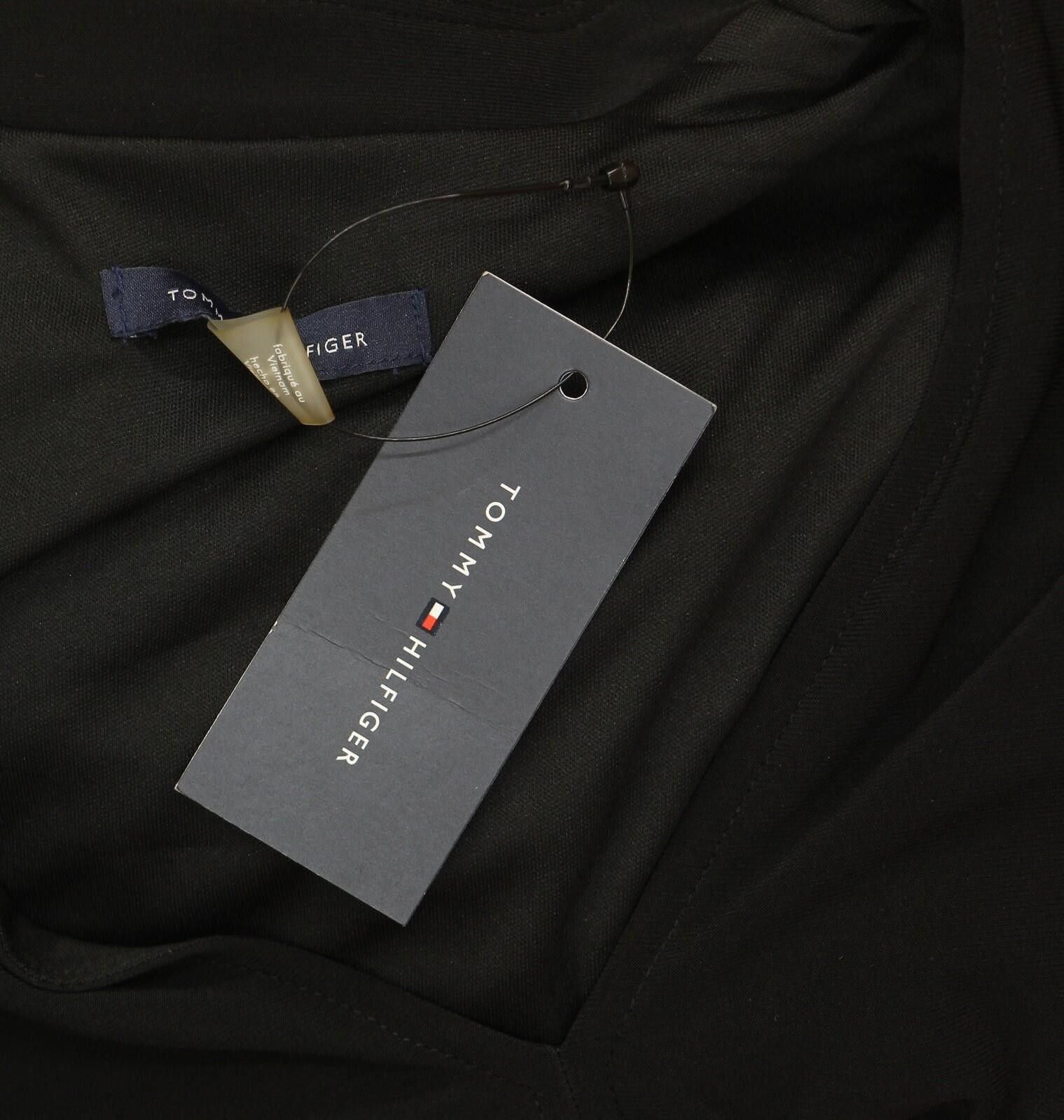 Tommy Hilfiger Tommy Hilfiger Belted Knit Fit Flare Dress A4jj1ast Black 2 Size XS / US 0-2 / IT 36-38 - 4 Thumbnail