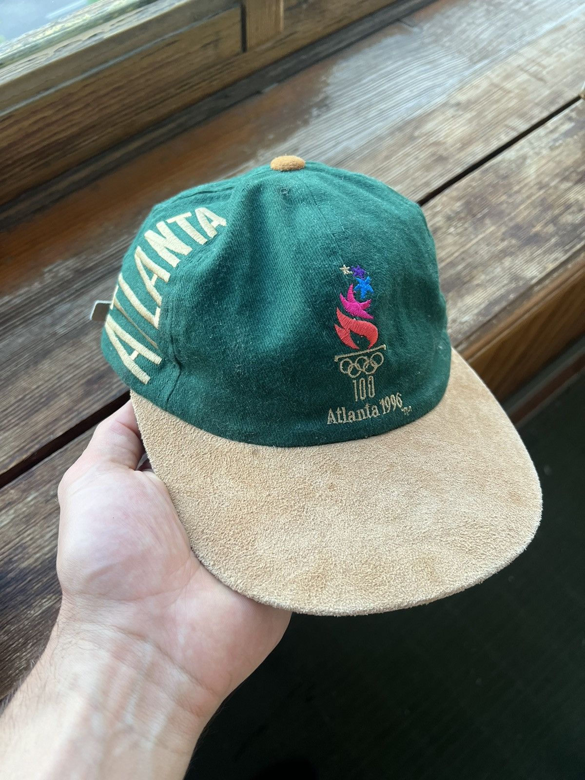 USA Olympics Vintage Olympics Games Collection Atlanta 1996 Snapback Cap Size ONE SIZE - 3 Thumbnail