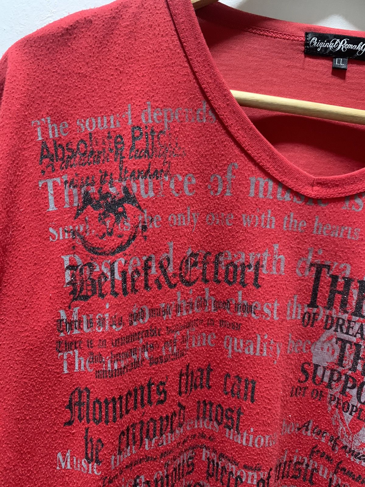 Japanese Brand Japanese Brand Poem If Six was Nine Style Short Sleeve Size US XL / EU 56 / 4 - 2 Thumbnail