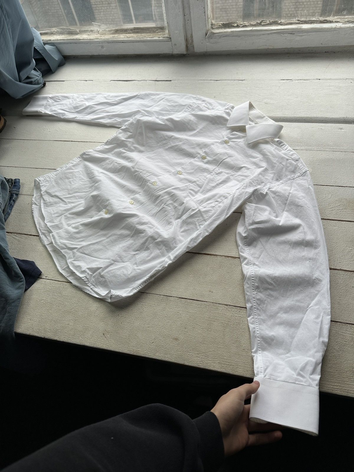 Balmain BALMAIN 🚨 WHITE SHIRT BASIC LUXURY OLD MONEY Size US M / EU 48-50 / 2 - 2 Thumbnail