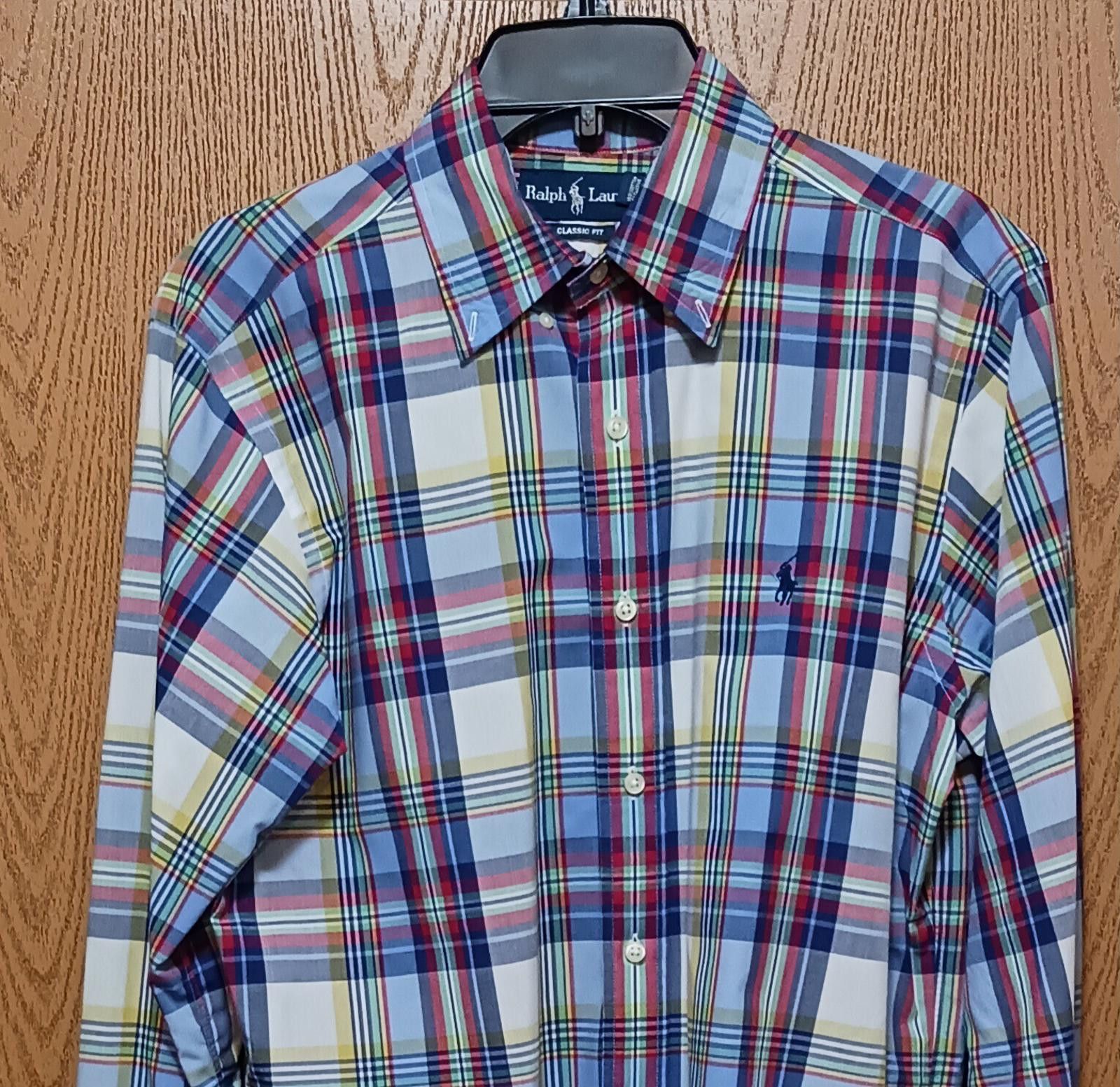 Polo Ralph Lauren Ralph Lauren Classic Fit Plaid Shirt Size US M / EU 48-50 / 2 - 2 Thumbnail
