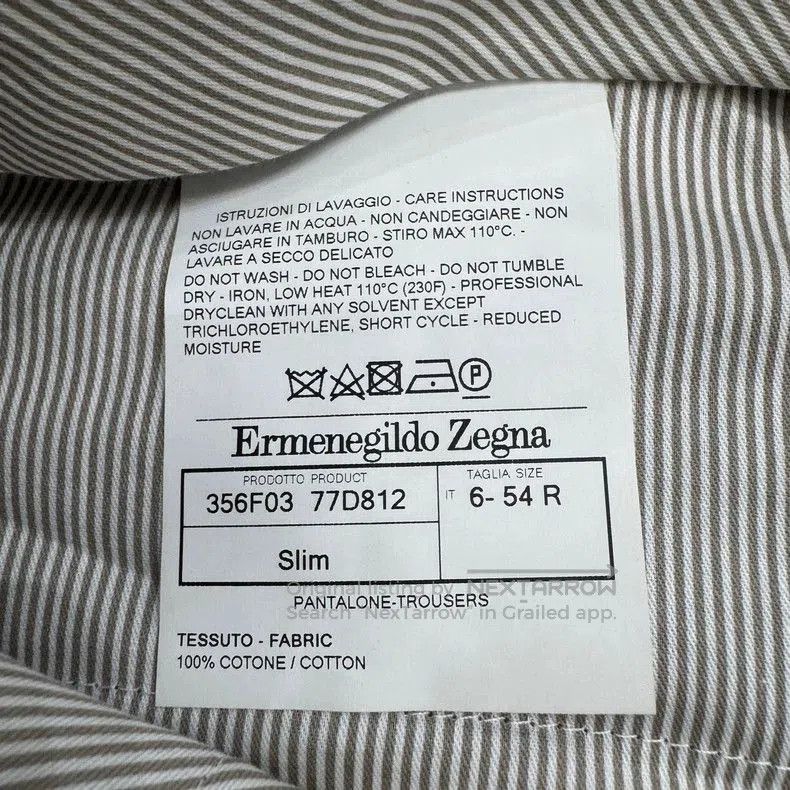 Ermenegildo Zegna Ermenegildo Zegna Solid Casual Pants. Size US 36 / EU 52 - 4 Thumbnail