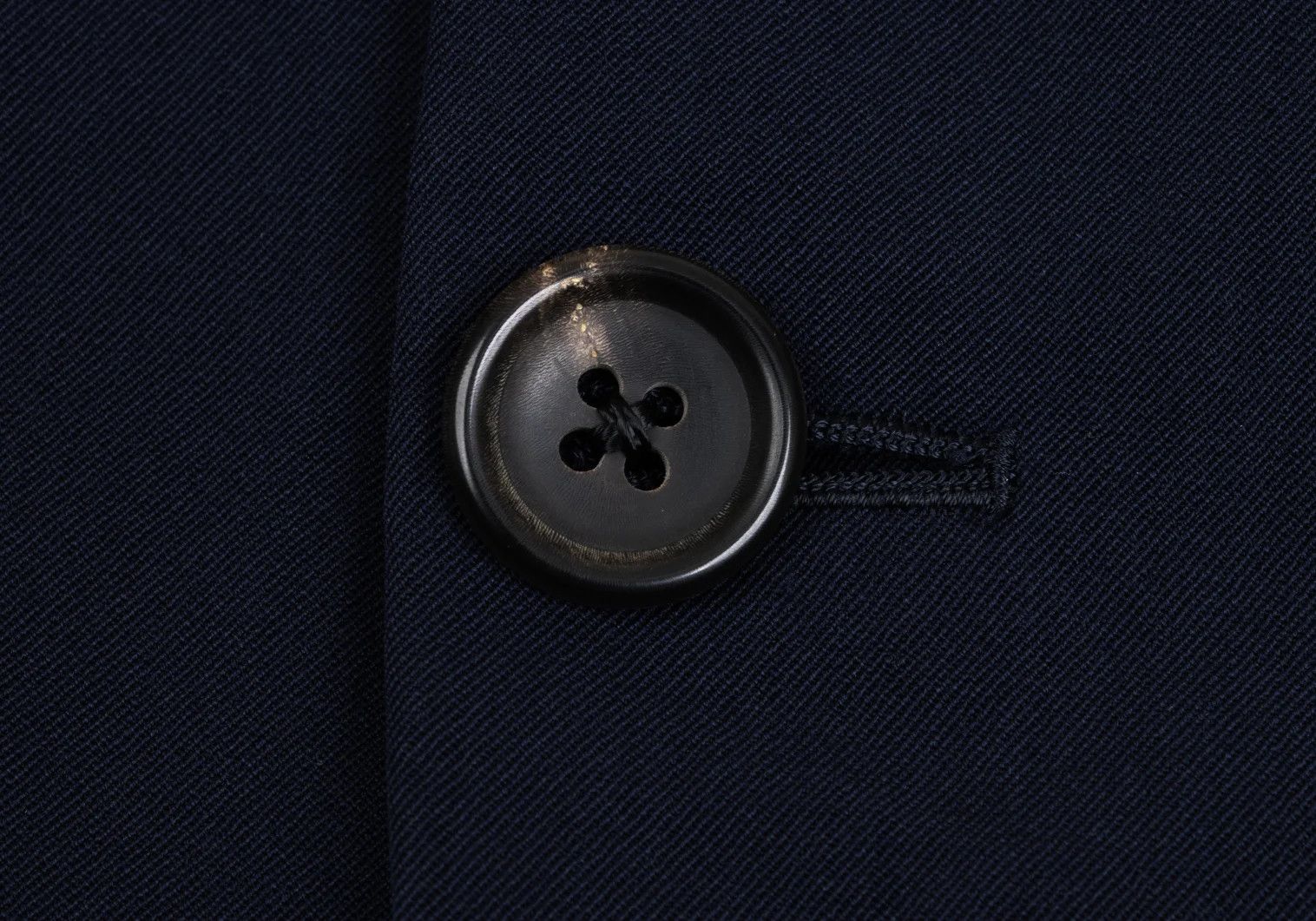 Yohji Yamamoto Yohji Yamamoto Wool Gabardine Jacket Navy M Size US M / EU 48-50 / 2 - 13 Thumbnail