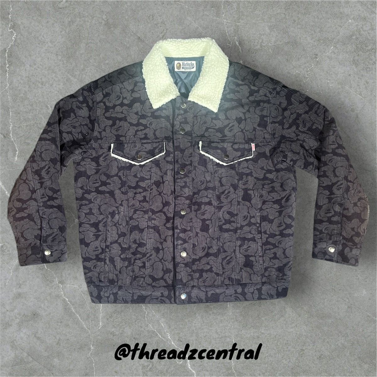 Bape Bape Corduroy Jacket Women's One Size Size ONE SIZE - 1 Thumbnail