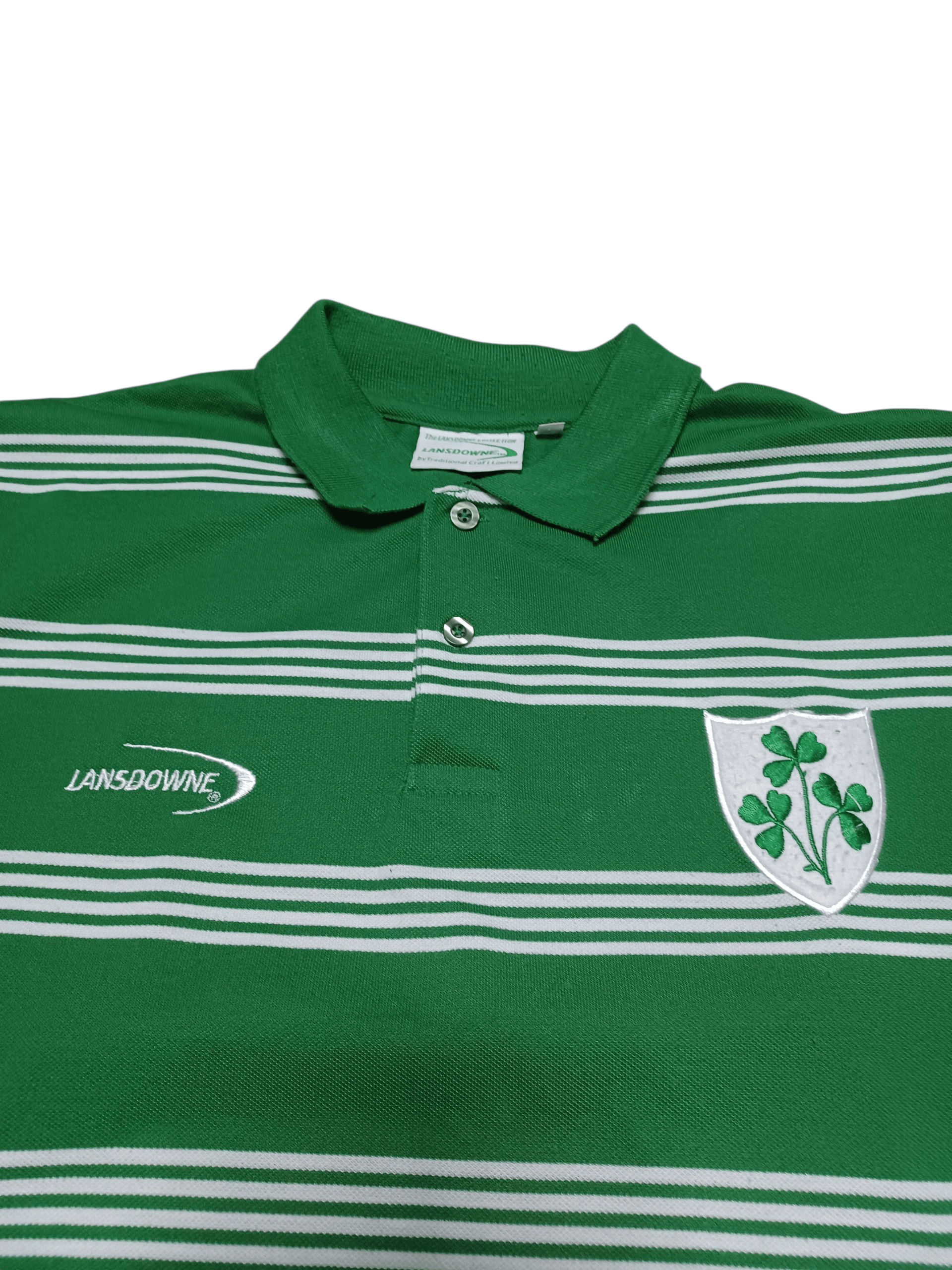 Other IRELAND RUGBY LANSDOWNE VINTAGE POLO SHIRT JERSEY Size US M / EU 48-50 / 2 - 2 Thumbnail