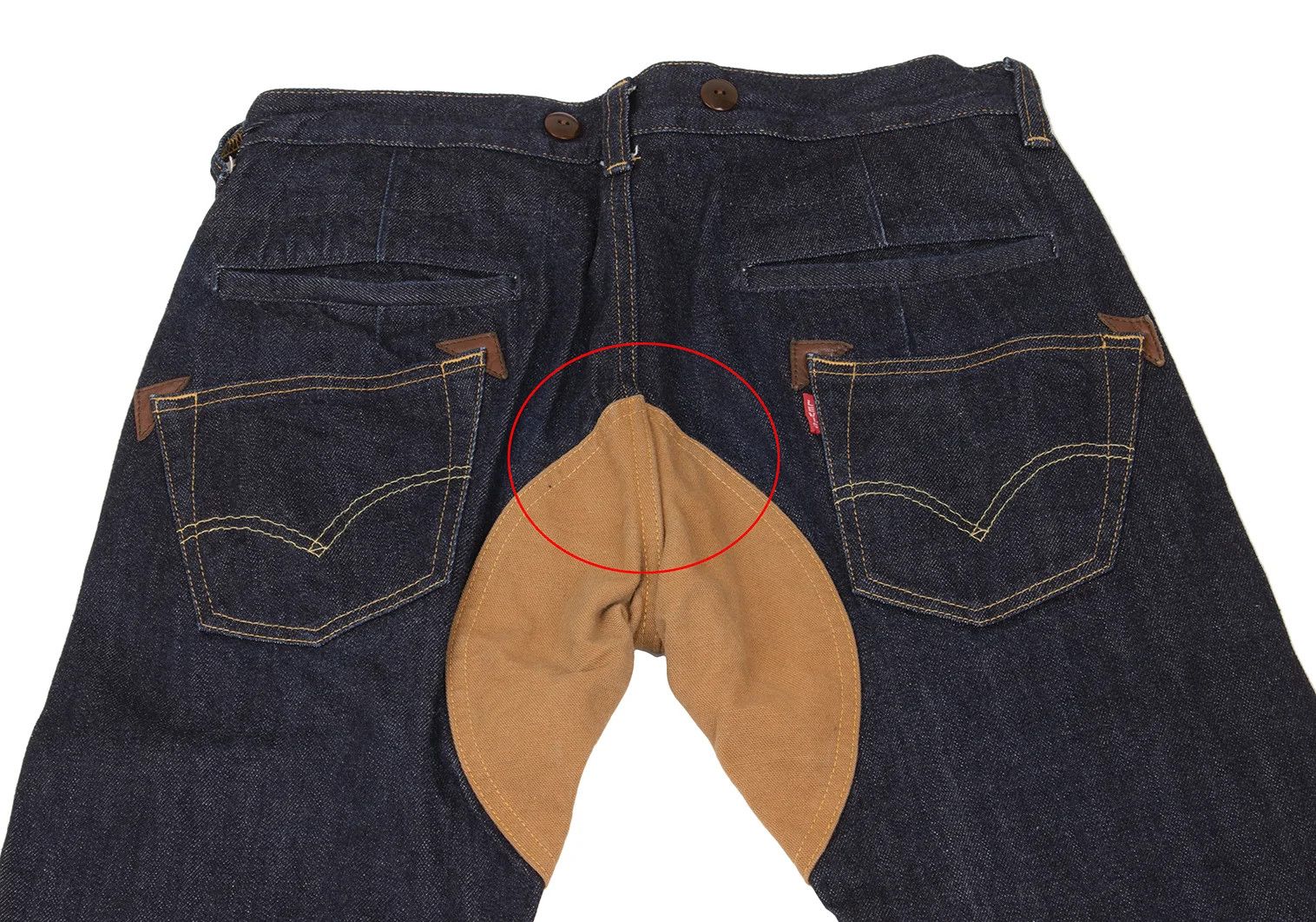 Junya Watanabe Corduroy Knee Patch Denim in Indigo Brown, Size S Size US 38 / EU 54 - 11 Thumbnail