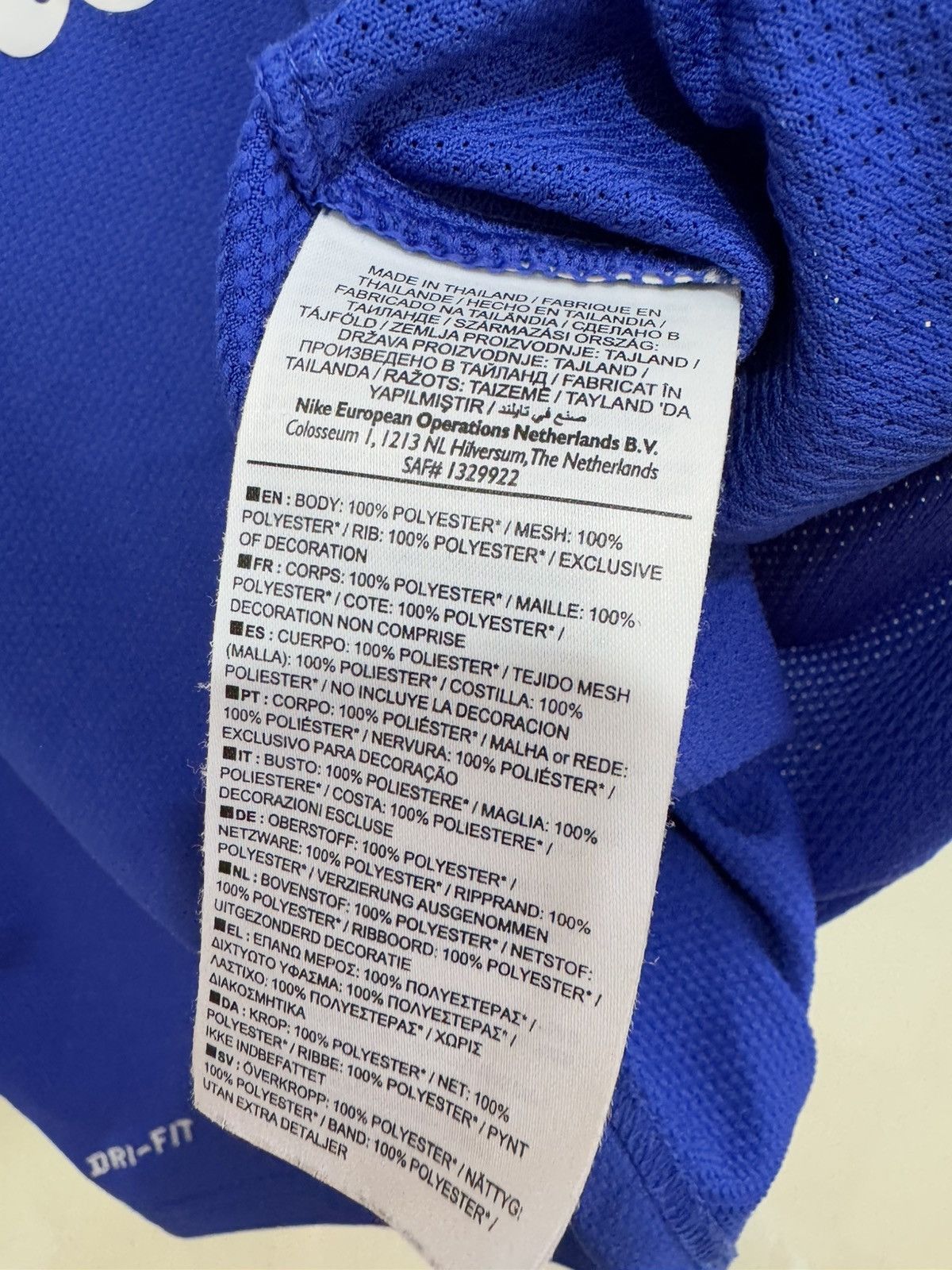 Nike Everton 2012-2013 Home Soccer Jersey Football Kit Shirt Size US M / EU 48-50 / 2 - 12 Thumbnail