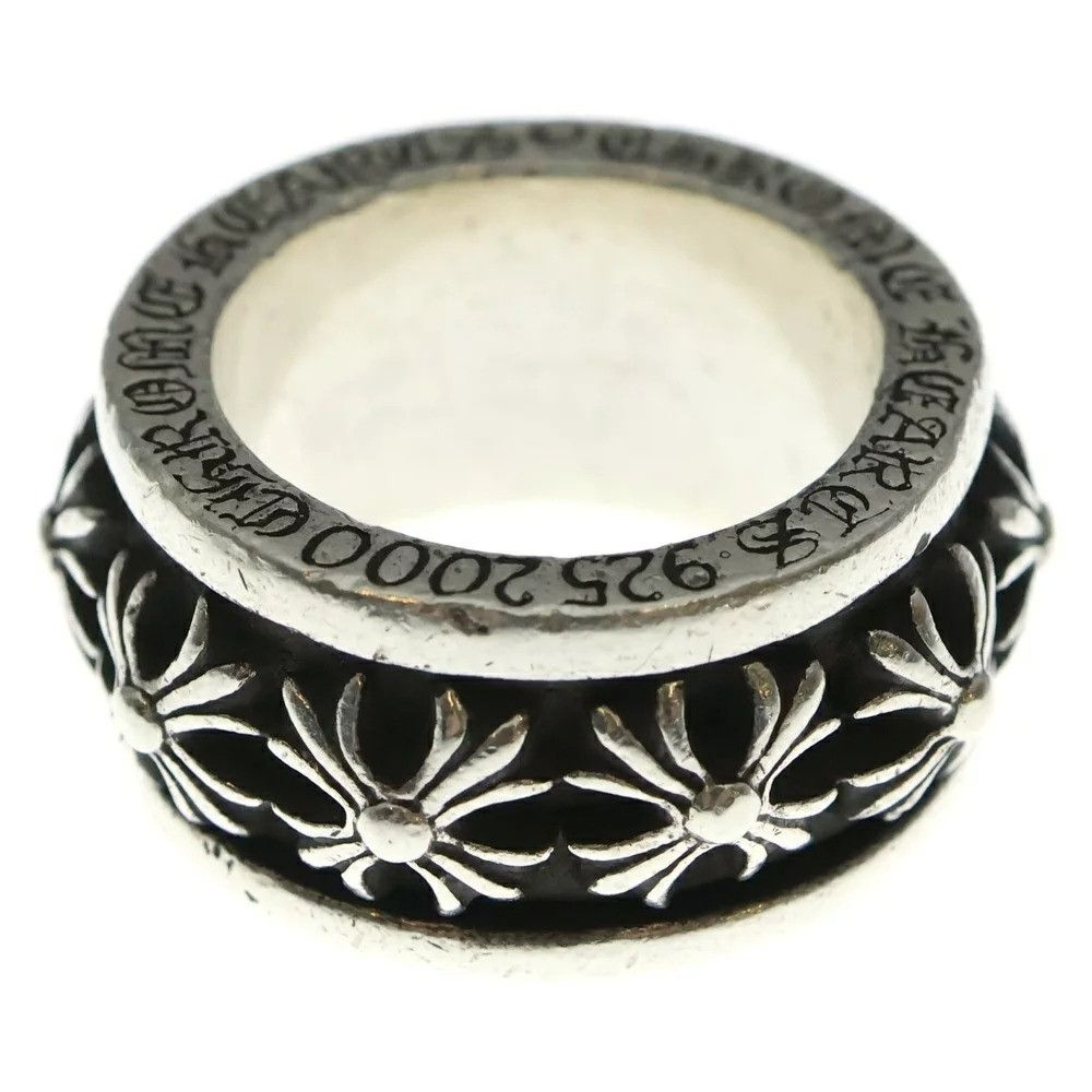 Chrome Hearts OFFER OK 🔥 10.5 CHROME HEARTS RING SPINNER CH X silver Size ONE SIZE - 3 Thumbnail
