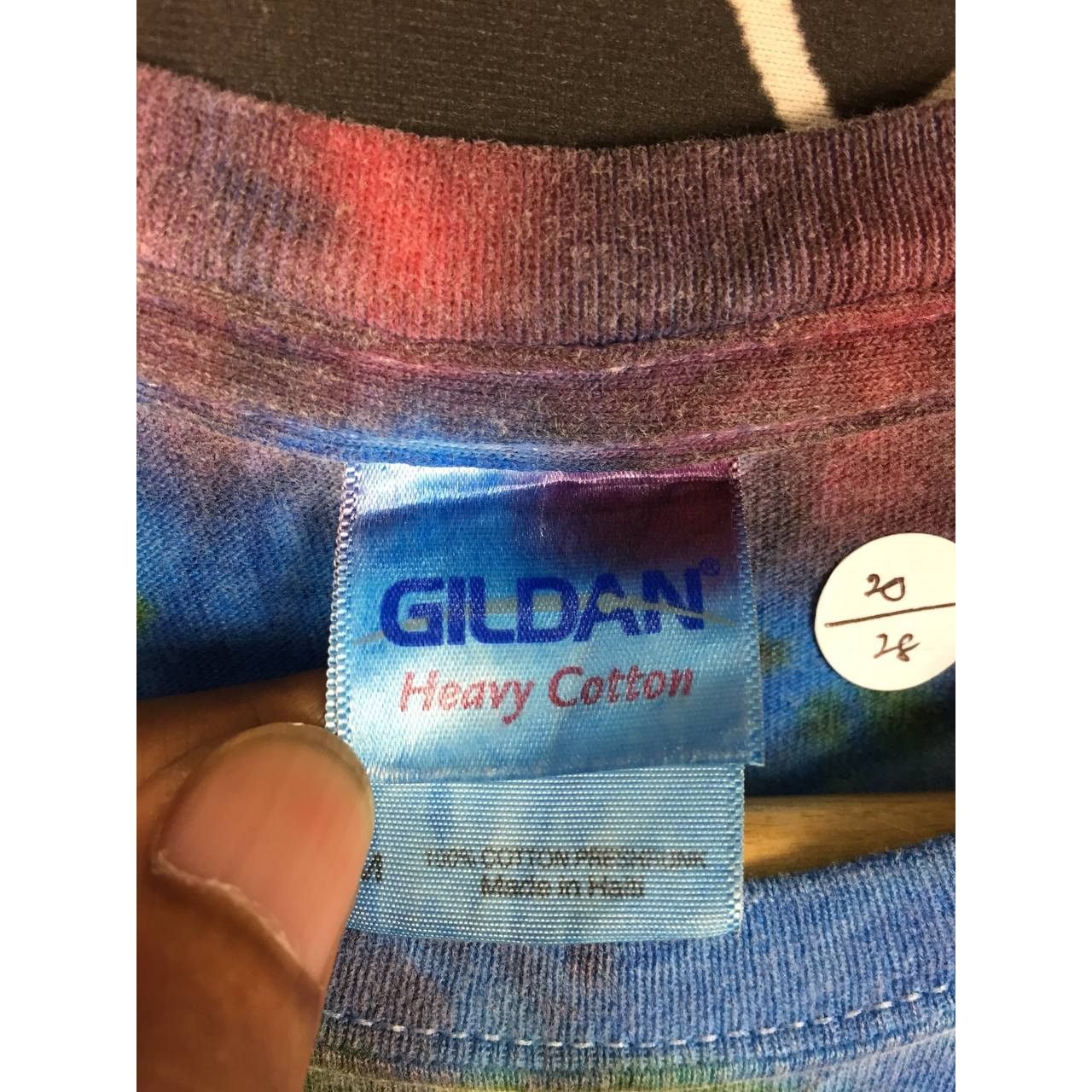 Gildan × Vintage The Bourbon Chase Groovy Crew Love & Peace Tie-Dye Tee Size US M / EU 48-50 / 2 - 10 Thumbnail