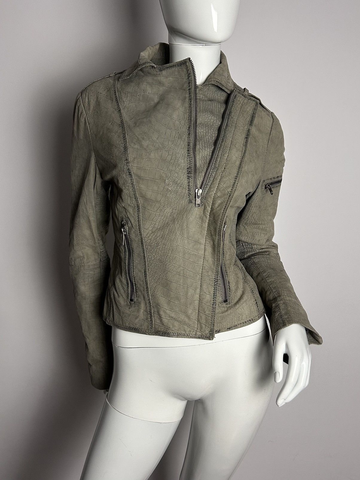 Other Vintage python leather jacket with zipper details Size S / US 4 / IT 40 - 6 Thumbnail