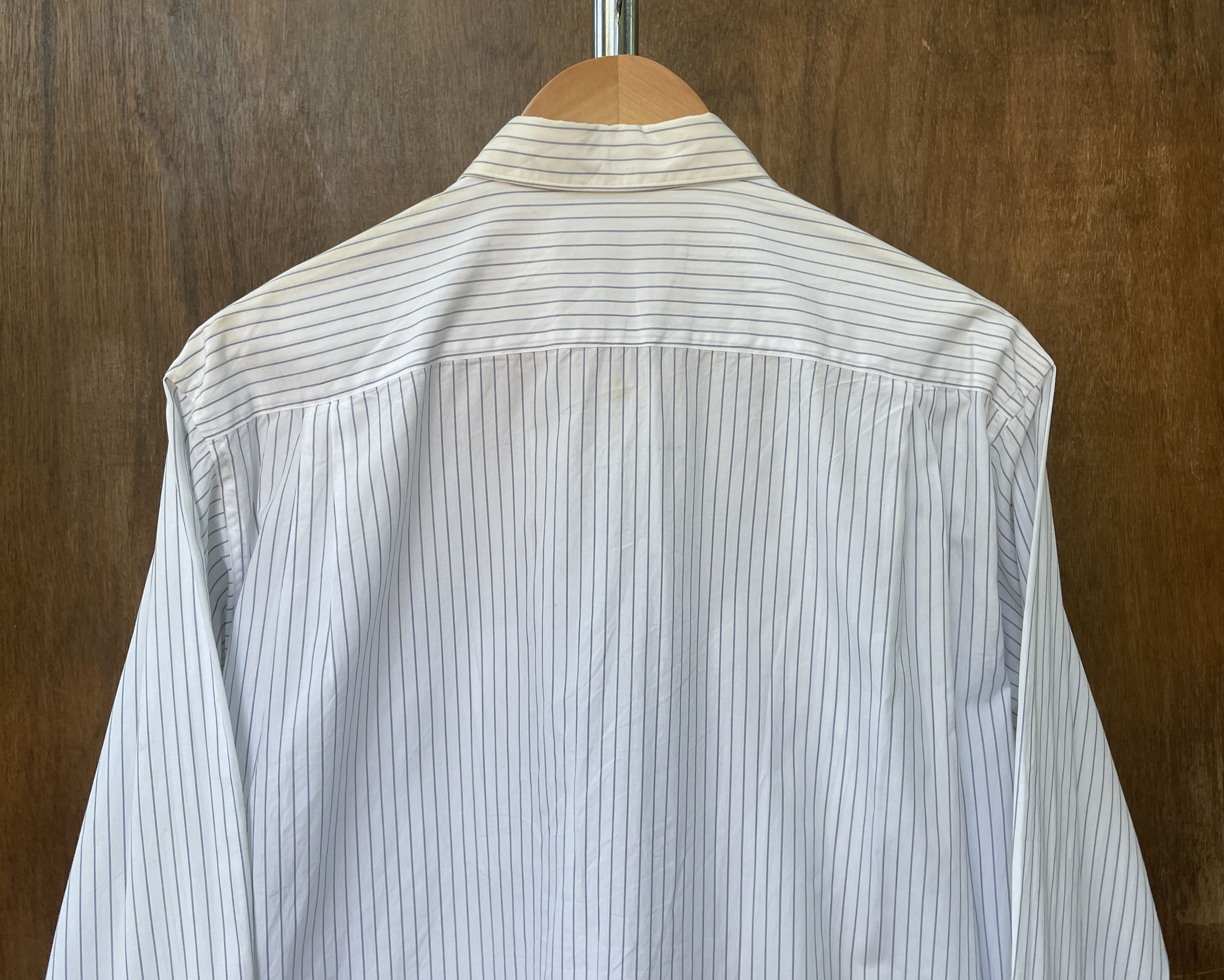 Comme des Garcons Homme Deux COMME des GARCONS HOMME DEUX 1989 Stripped Shirt Size US S / EU 44-46 / 1 - 6 Thumbnail