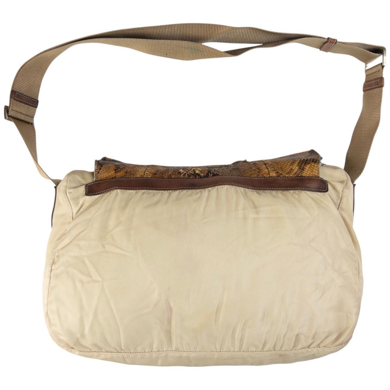 Prada Vintage Prada Snakeskin Satchel Crossbody Bag Size ONE SIZE - 2 Thumbnail
