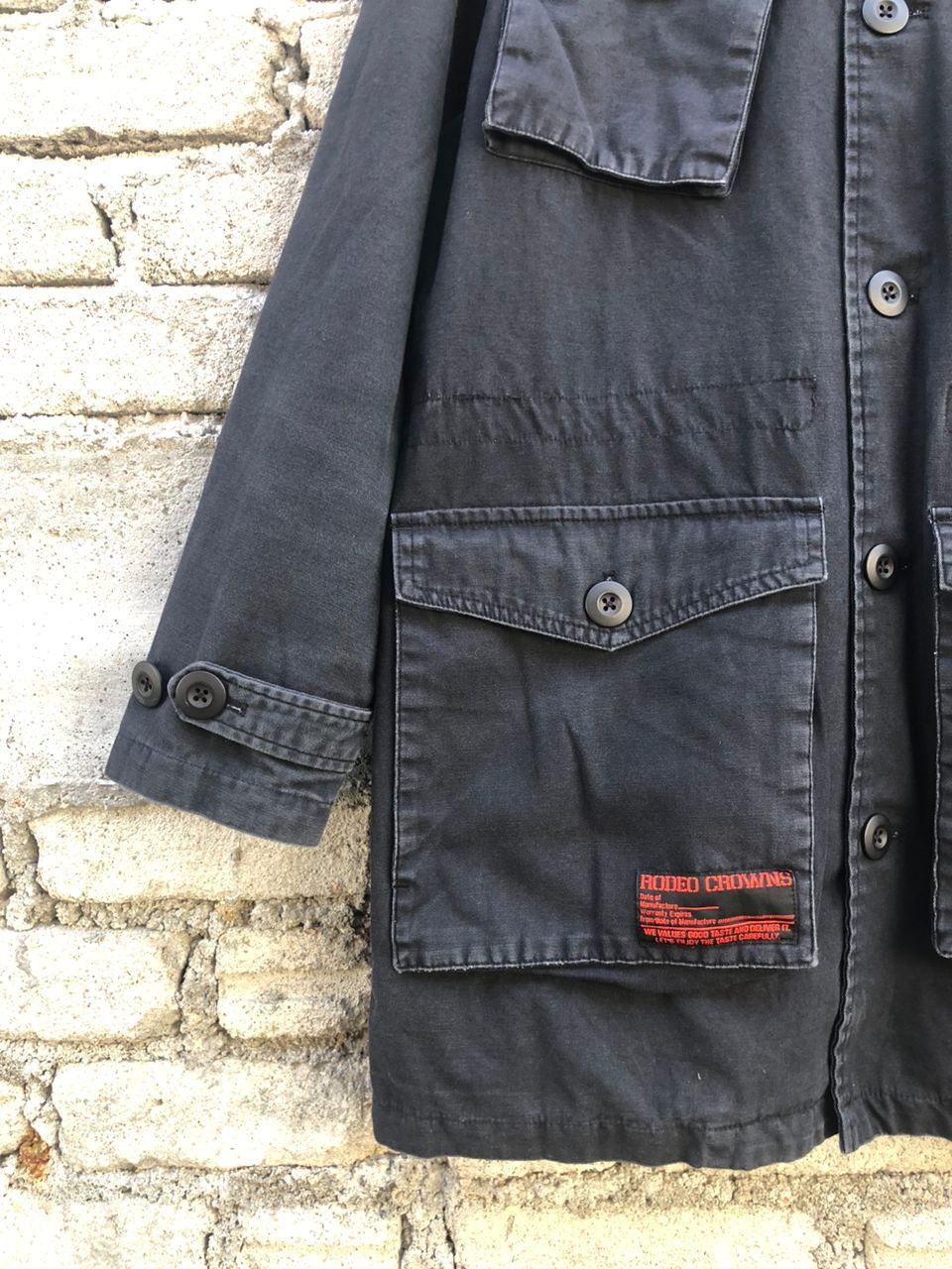 Japanese Brand Japanese Rodeo Crowns Wide Bowl Parka Sunfaded Size US L / EU 52-54 / 3 - 10 Thumbnail