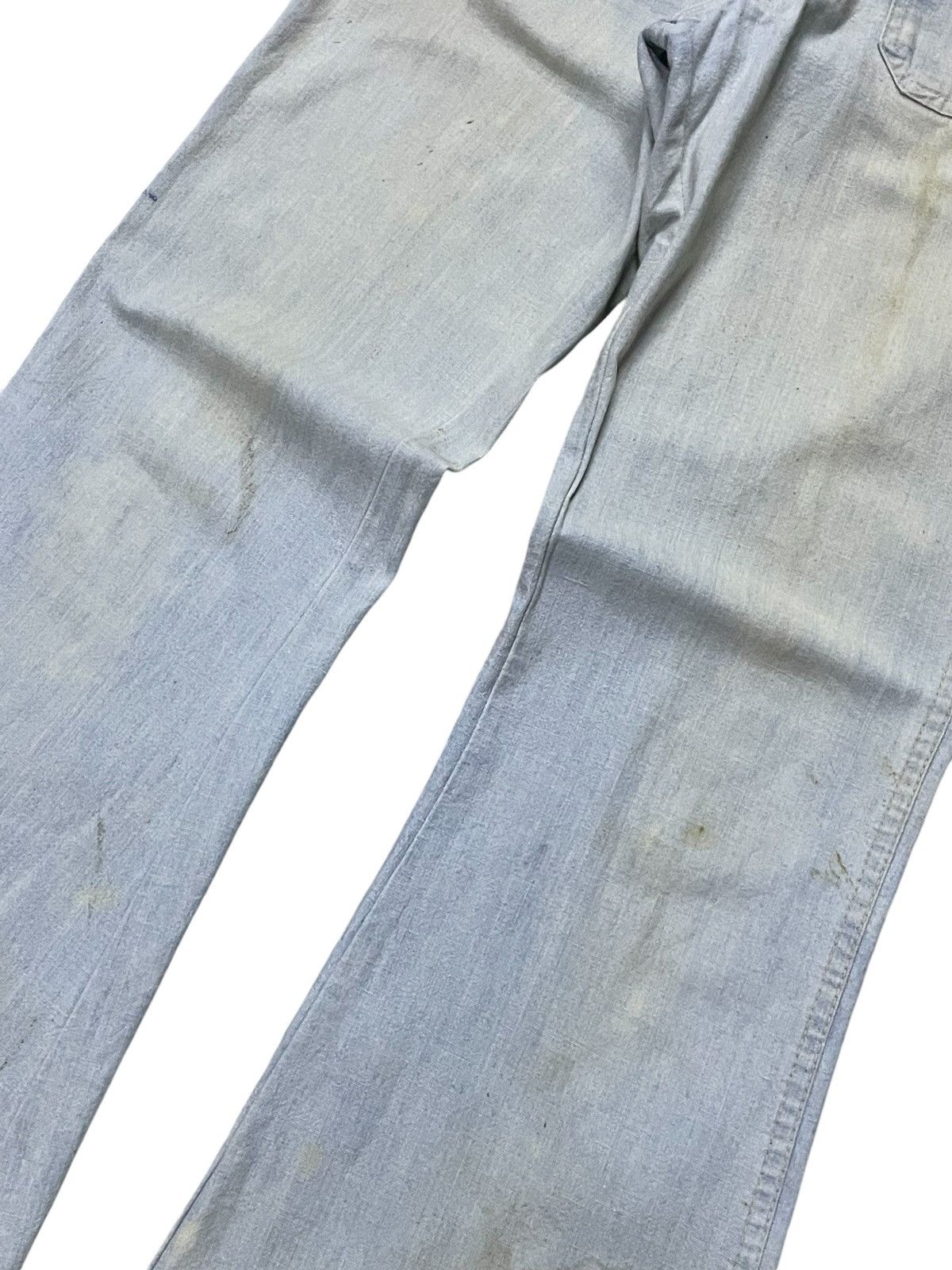 Hysteric Glamour × Japanese Brand Vintage 60s Bison Bell Bottom Denim Pants Size US 28 / EU 44 - 4 Thumbnail