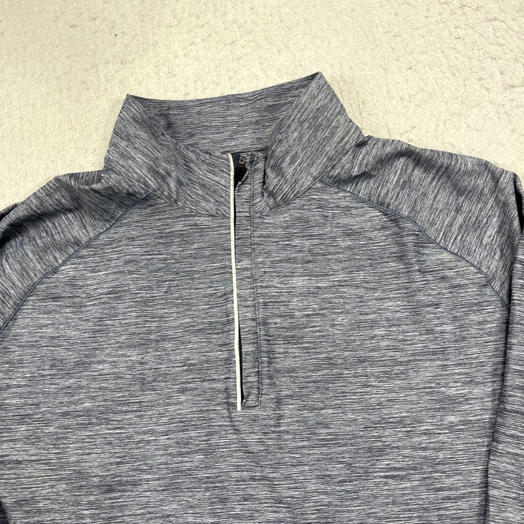 johnnie-O johnnie-O Jacket Mens L Blue 1/4 Zip Stretch Golf Heather Shirt Size US L / EU 52-54 / 3 - 2 Thumbnail
