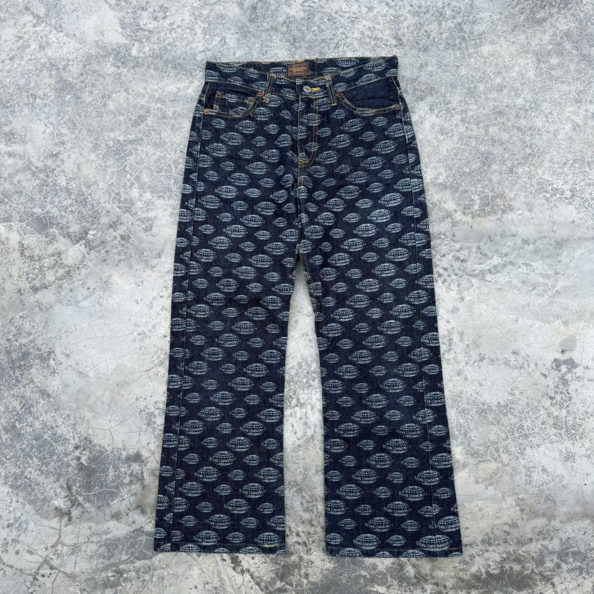 Hysteric Glamour Vintage Ozone Community Flare Overprint Hysteric Jeans Size US 29 - 1 Thumbnail