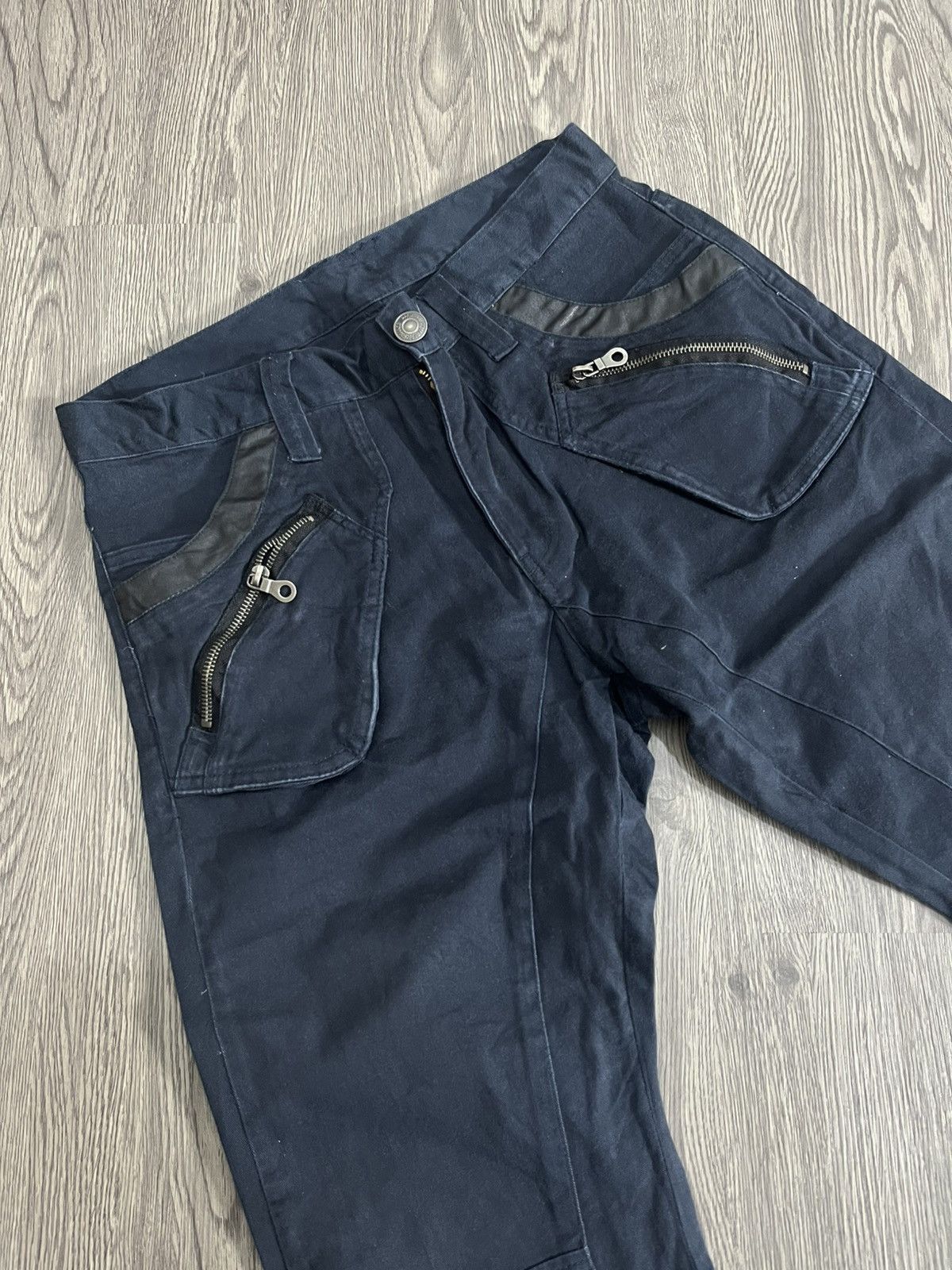 PPFM Vtg 90s PPFM Biker cargo pants Size US 33 - 5 Thumbnail