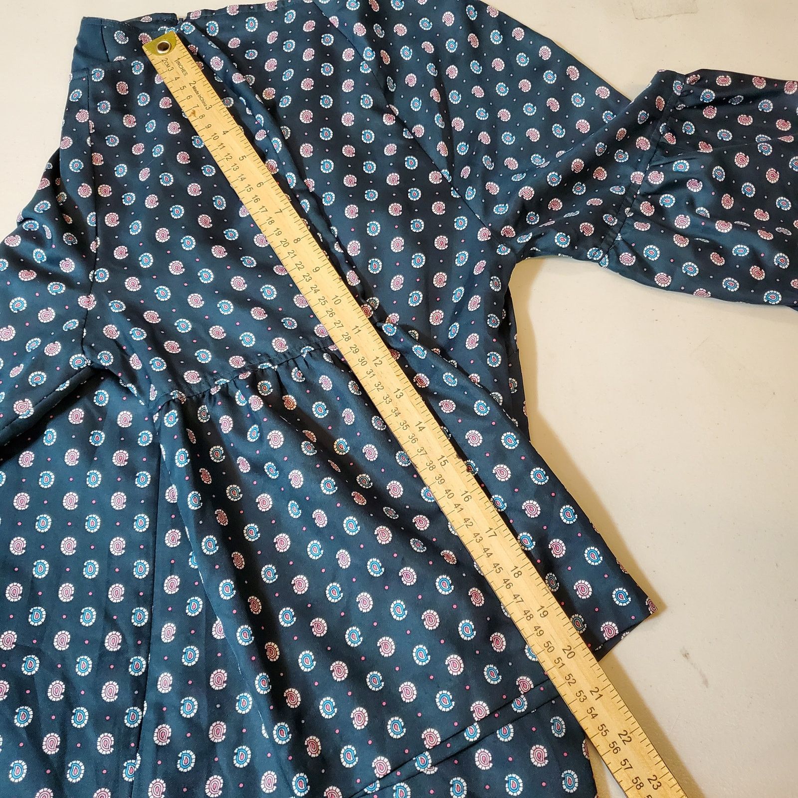 Banana Republic Banana Republic Dress Womens Medium Shift Midi Blue Size M / US 6-8 / IT 42-44 - 5 Thumbnail